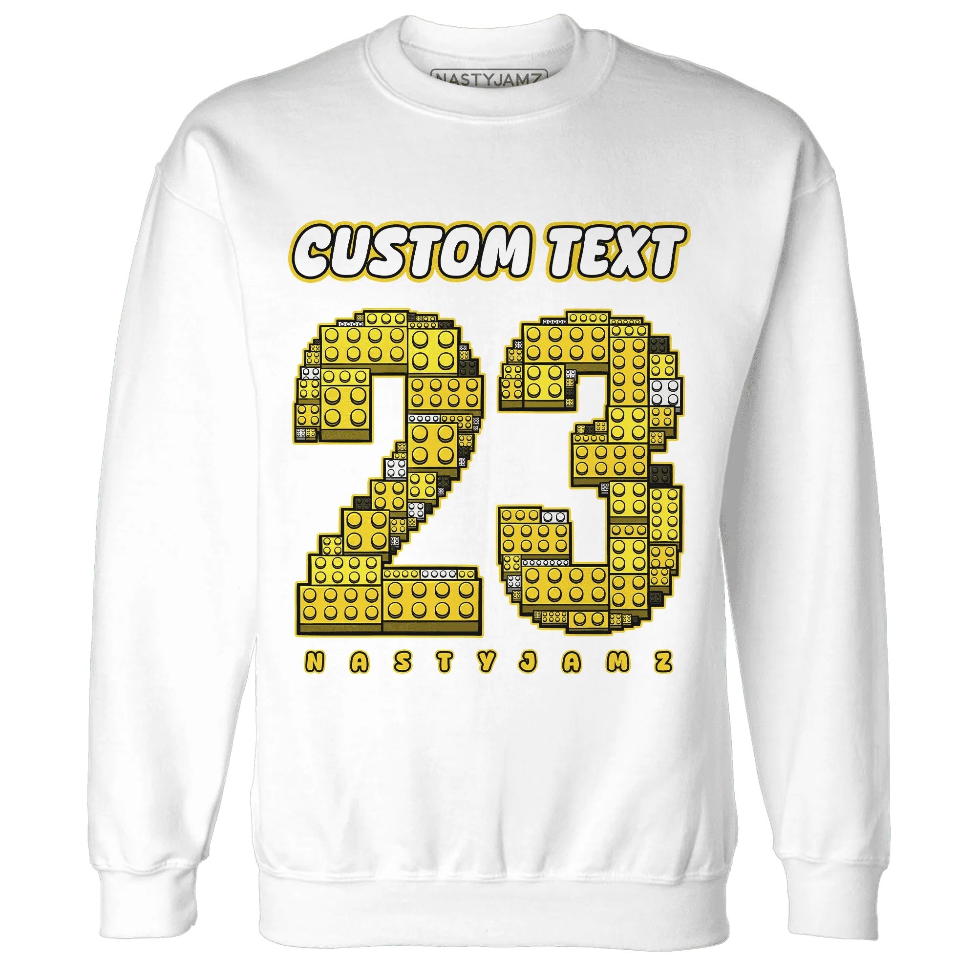 Vivid-Sulfur-4s-Sweatshirt-Match-Number-23-Lego