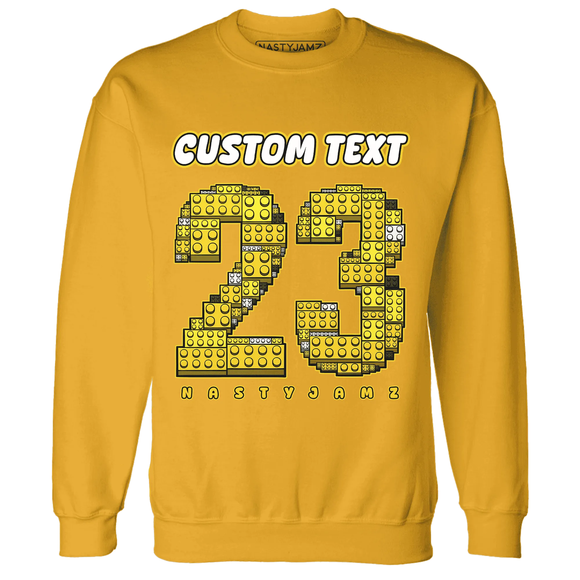 Vivid-Sulfur-4s-Sweatshirt-Match-Number-23-Lego
