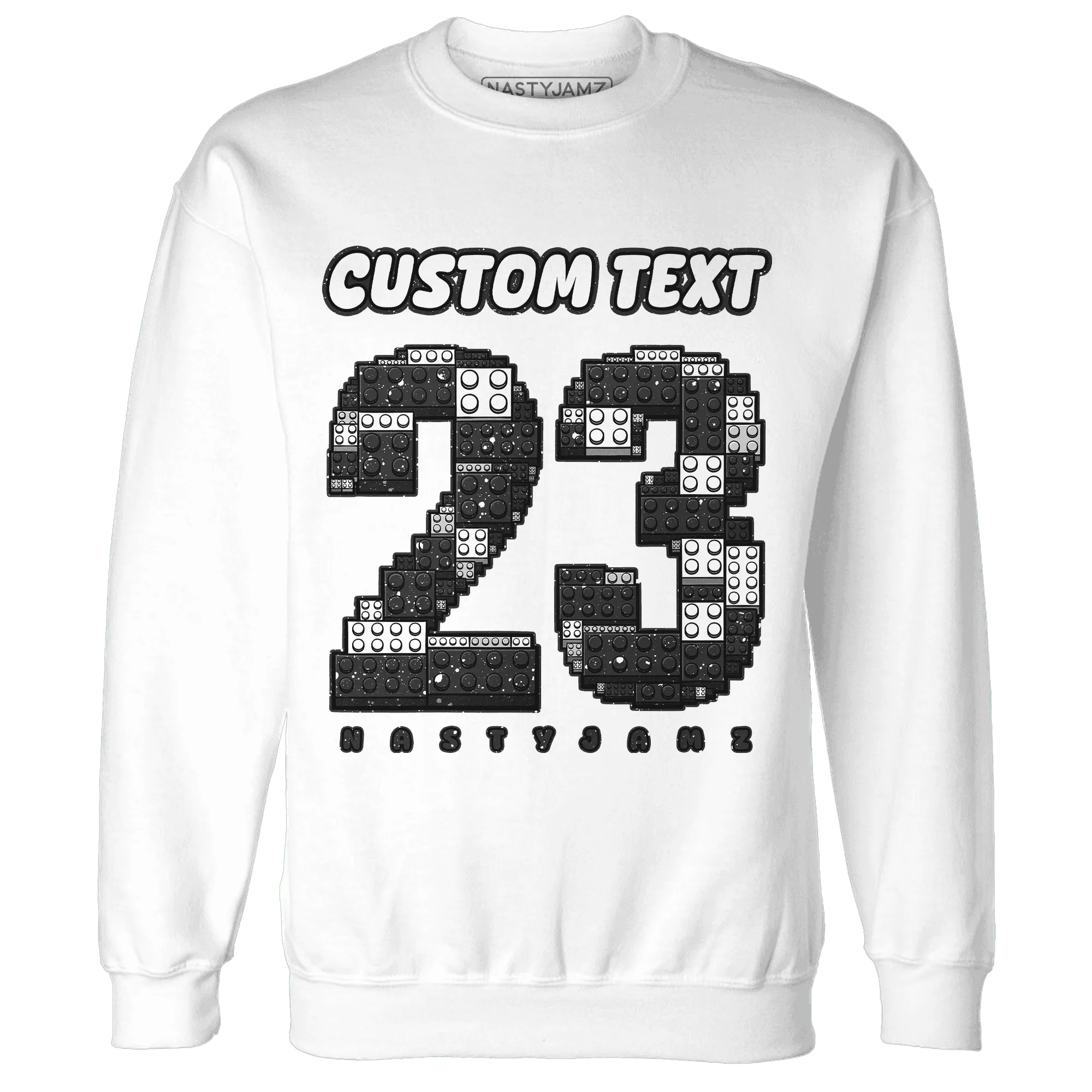 Reverse-Oreo-6s-Sweatshirt-Match-Number-23-Lego