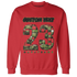AM-90-Dark-Sage-Solar-Red-NastyJamz-Sweatshirt-Match-Number-23-Lego