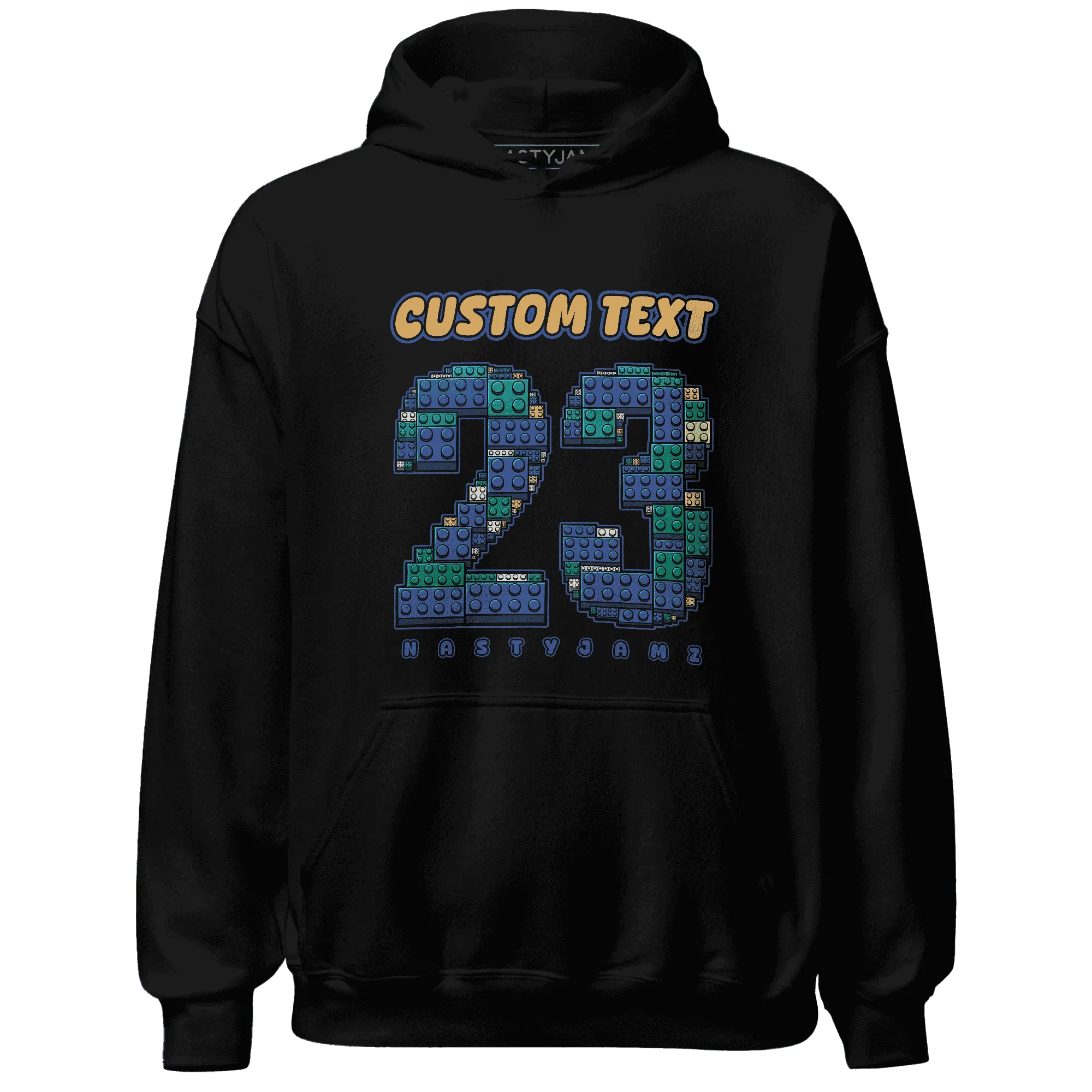 Dunk-Hyper-Royal-Malachite-NastyJamz-Hoodie-Match-Number-23-Lego