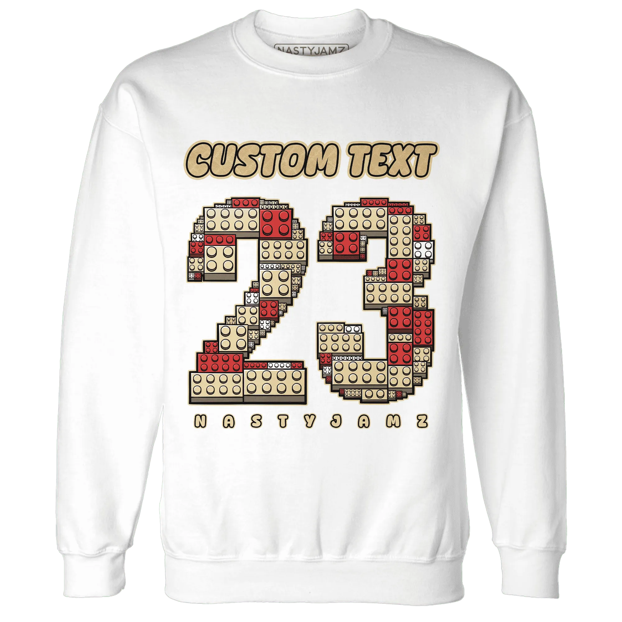 Dunk-Strawberry-Waffle-NastyJamz-Sweatshirt-Match-Number-23-Lego