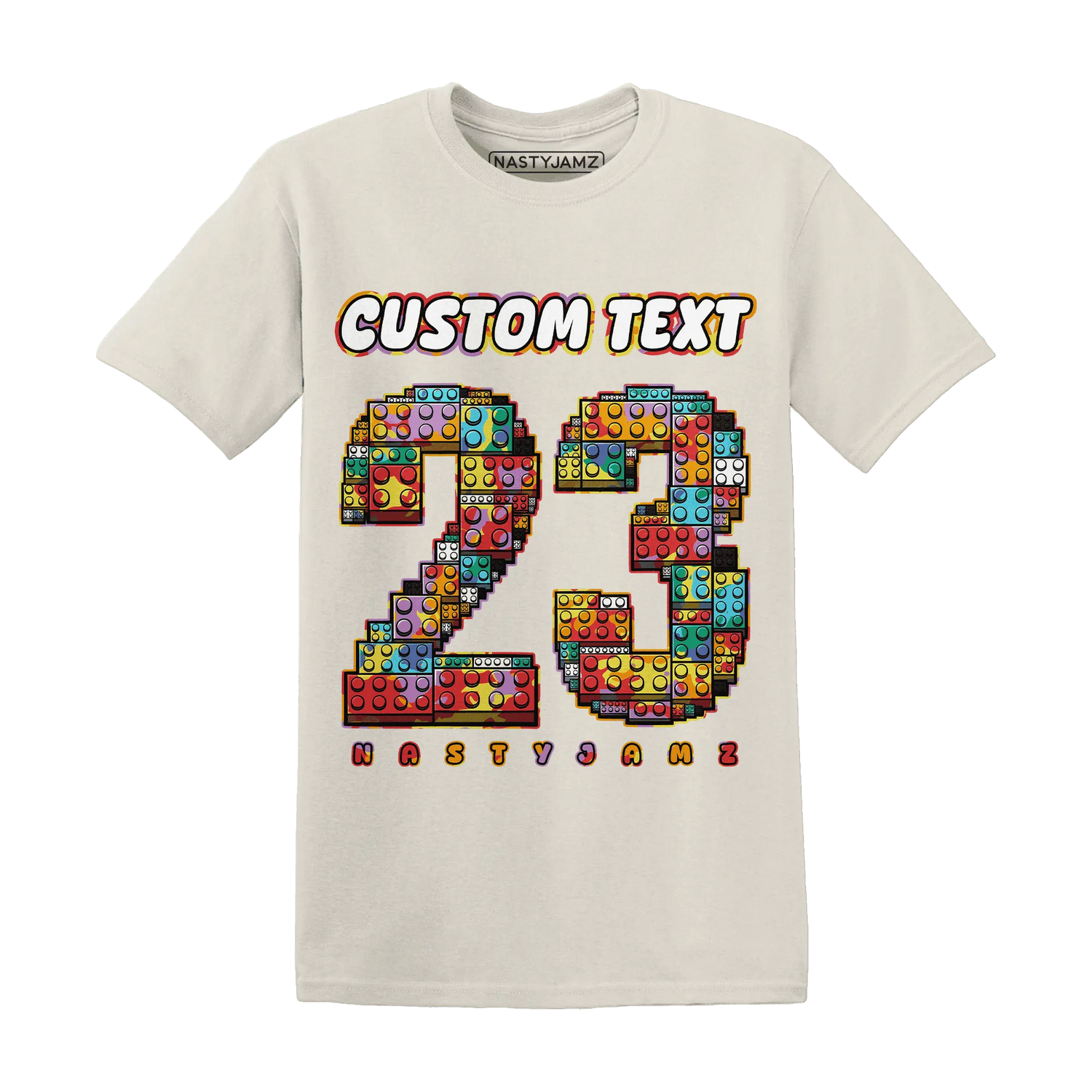 Mid-GS-Six-Championships-1s-T-Shirt-Match-Number-23-Lego