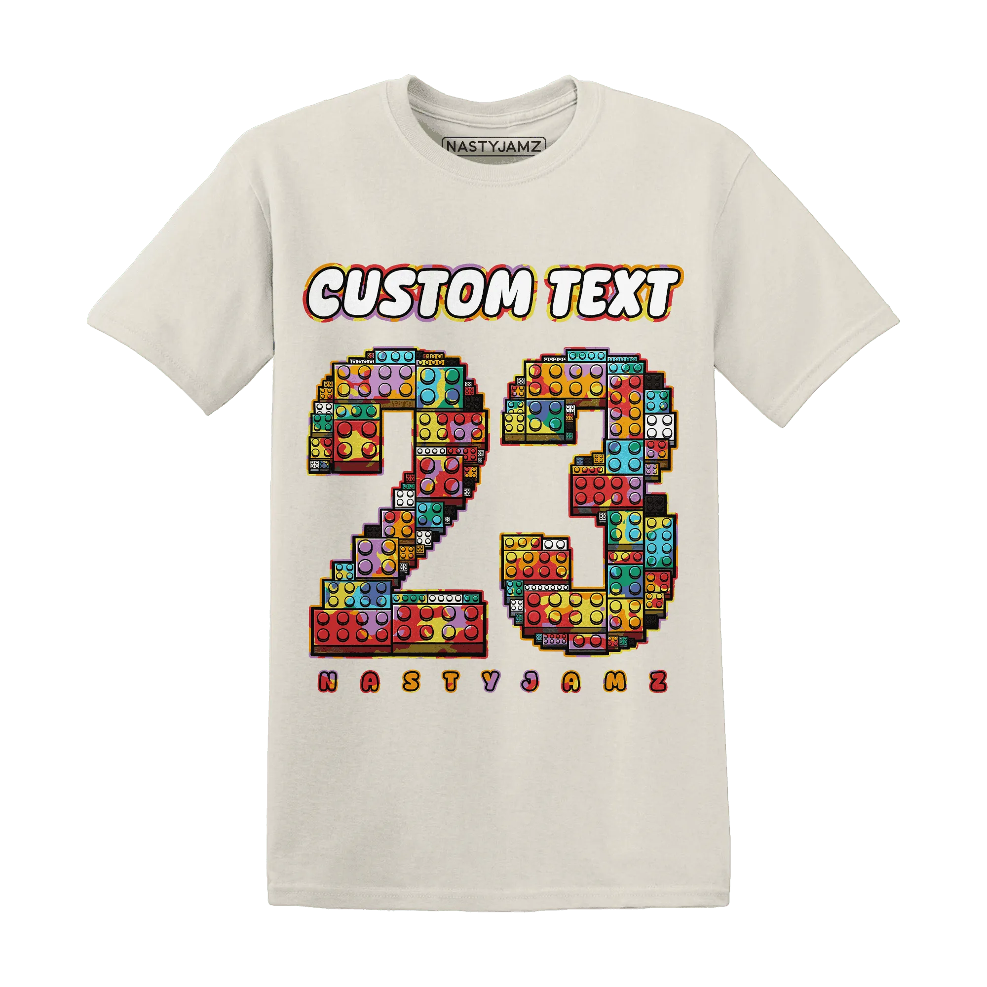 Mid-GS-Six-Championships-1s-T-Shirt-Match-Number-23-Lego