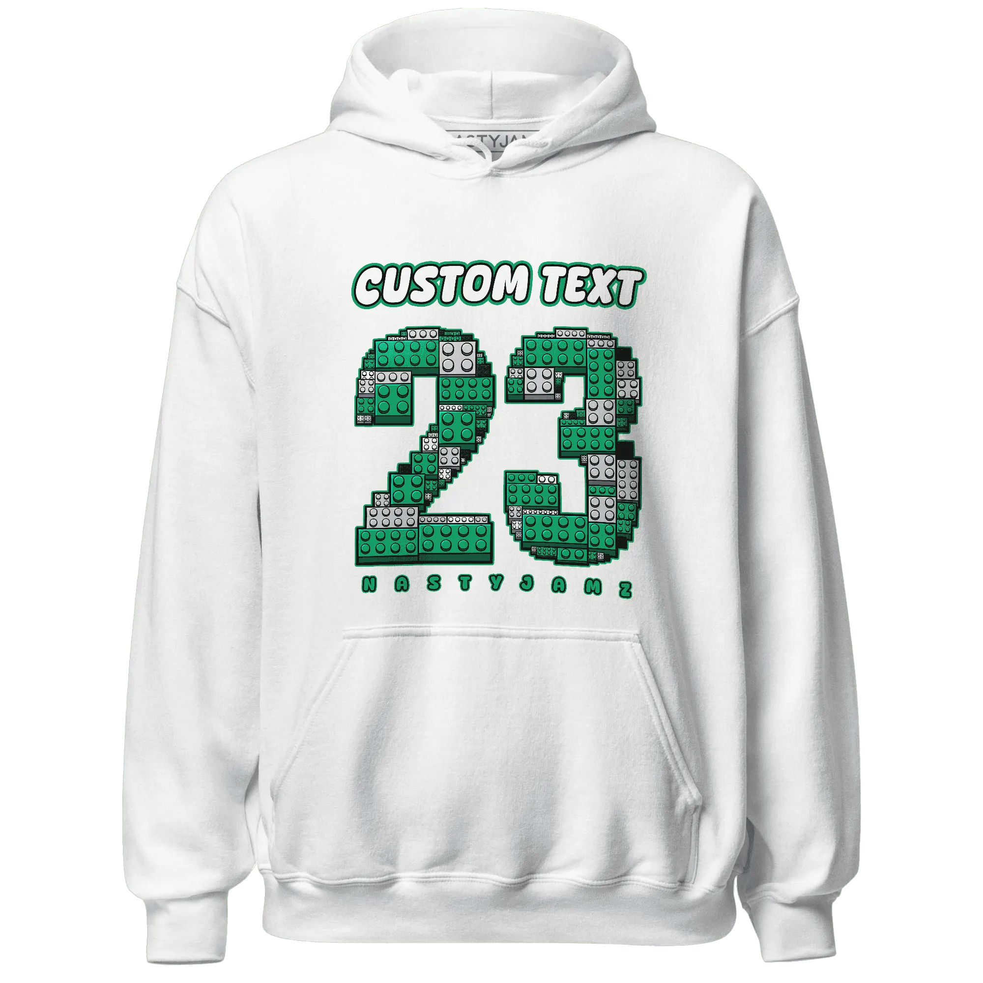 Lucky-Green-5s-Hoodie-Match-Number-23-Lego