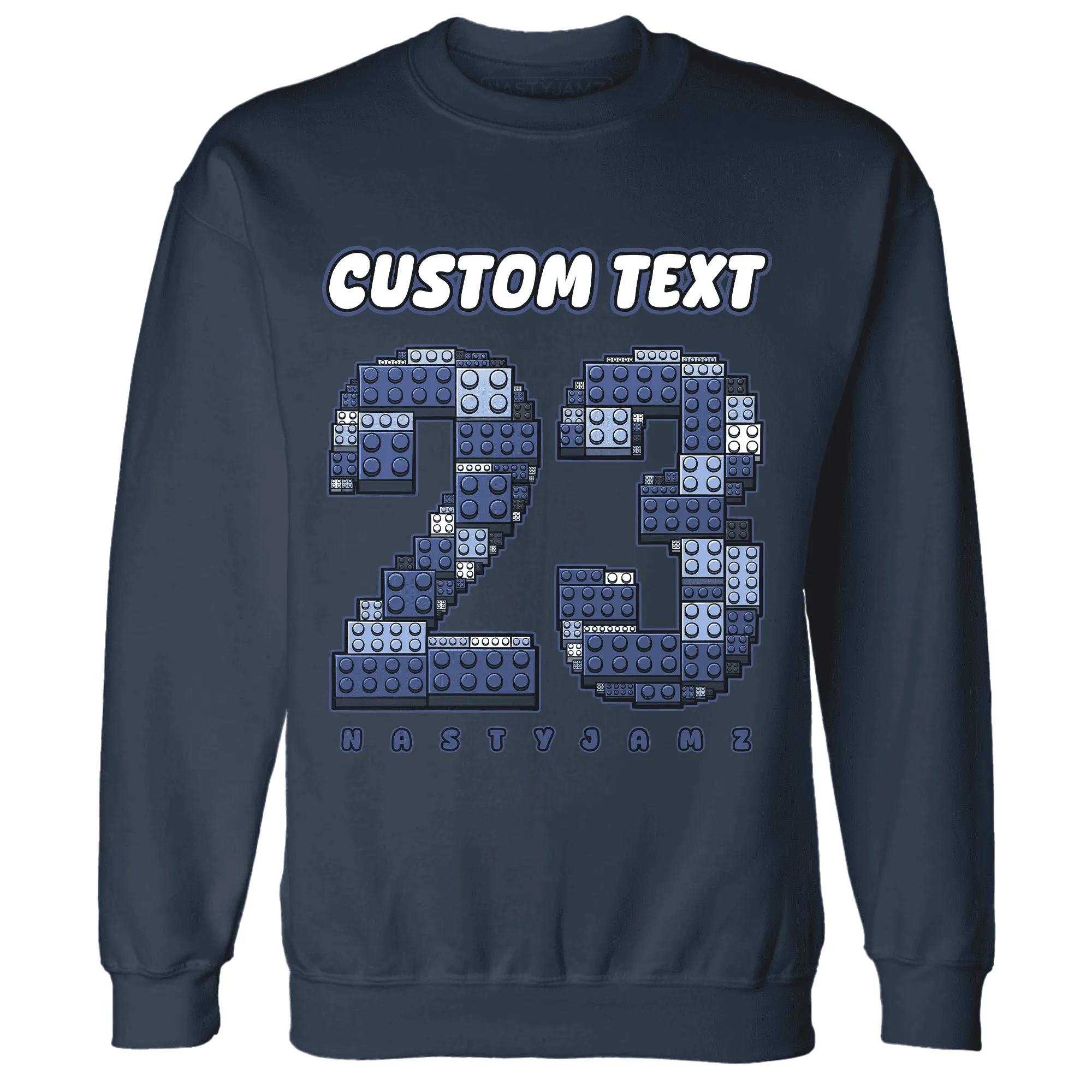 Midnight-Navy-5s-Sweatshirt-Match-Number-23-Lego