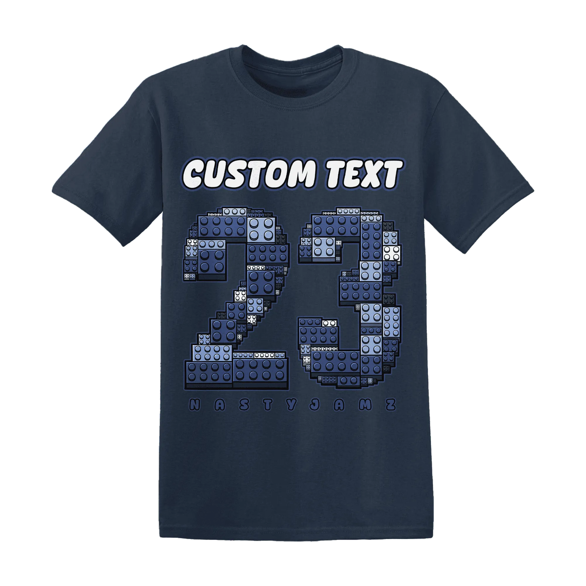 Midnight-Navy-5s-T-Shirt-Match-Number-23-Lego