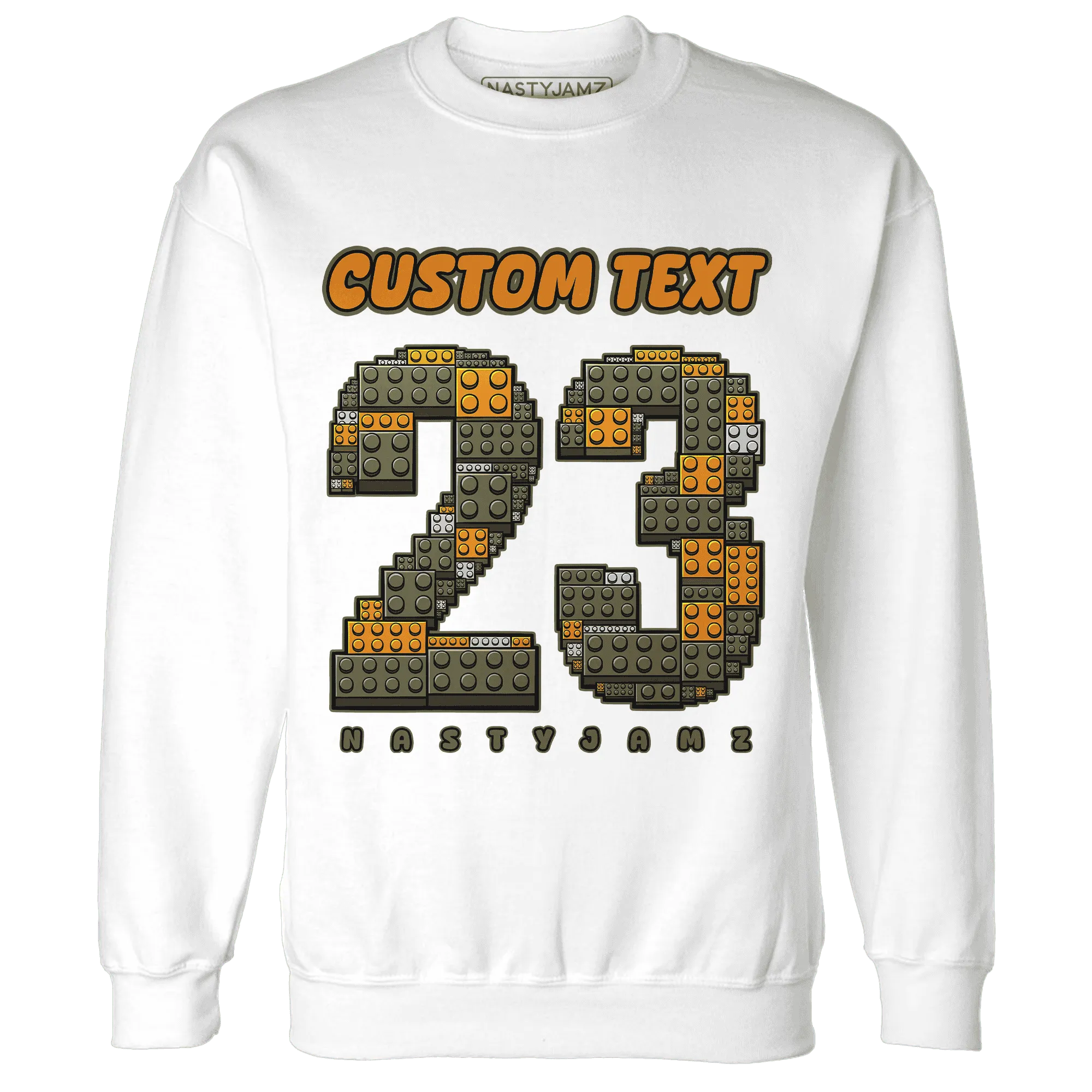 Olive-5s-Sweatshirt-Match-Number-23-Lego