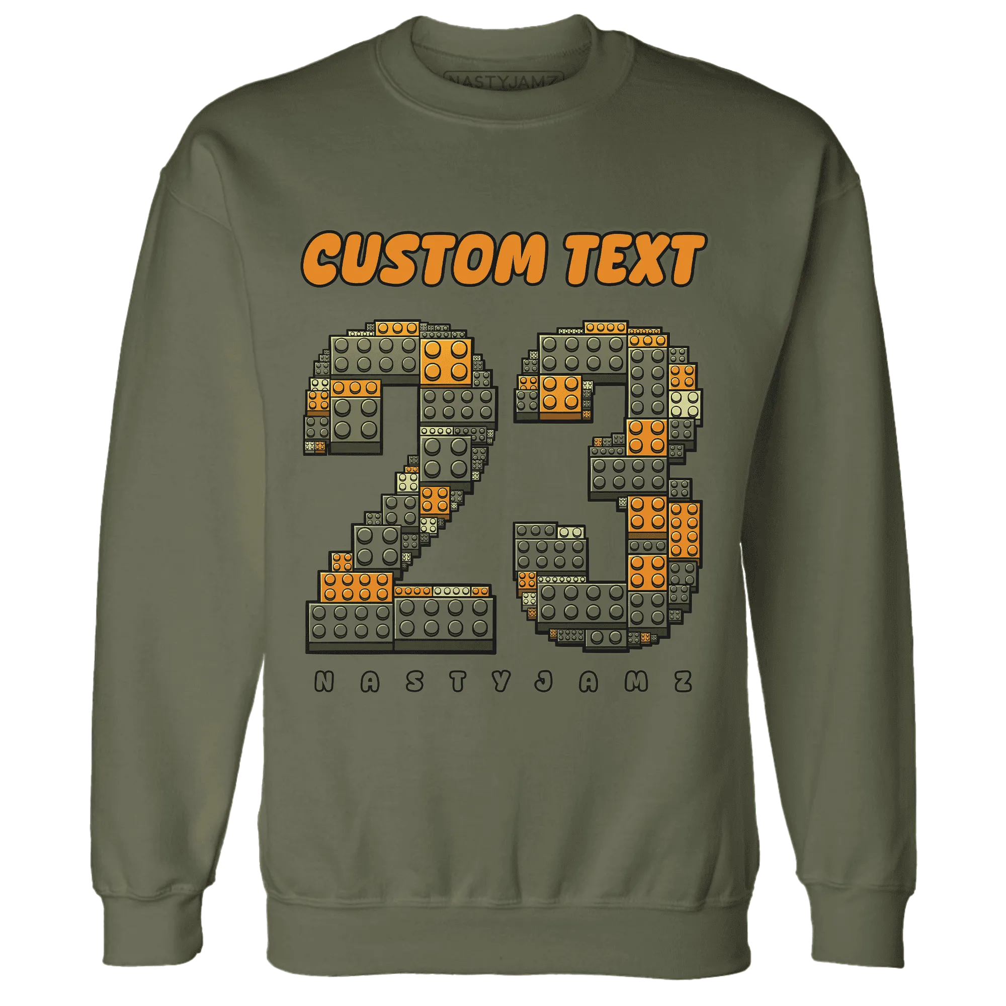 Olive-5s-Sweatshirt-Match-Number-23-Lego