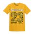Yellow-Ochre-6s-T-Shirt-Match-Number-23-Lego