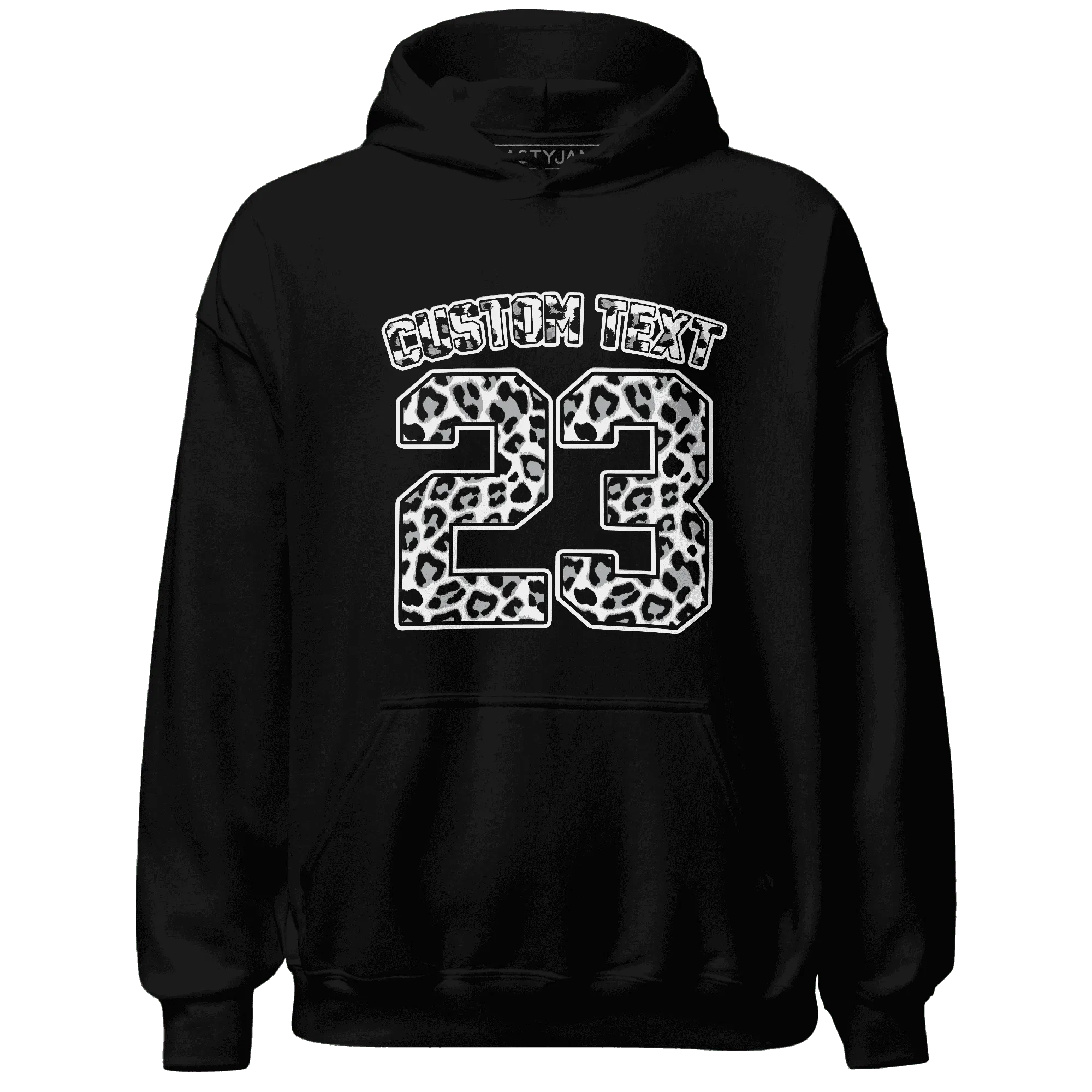 Wolf-Grey-1s-Hoodie-Match-Number-23-Leopard-Custom-Text