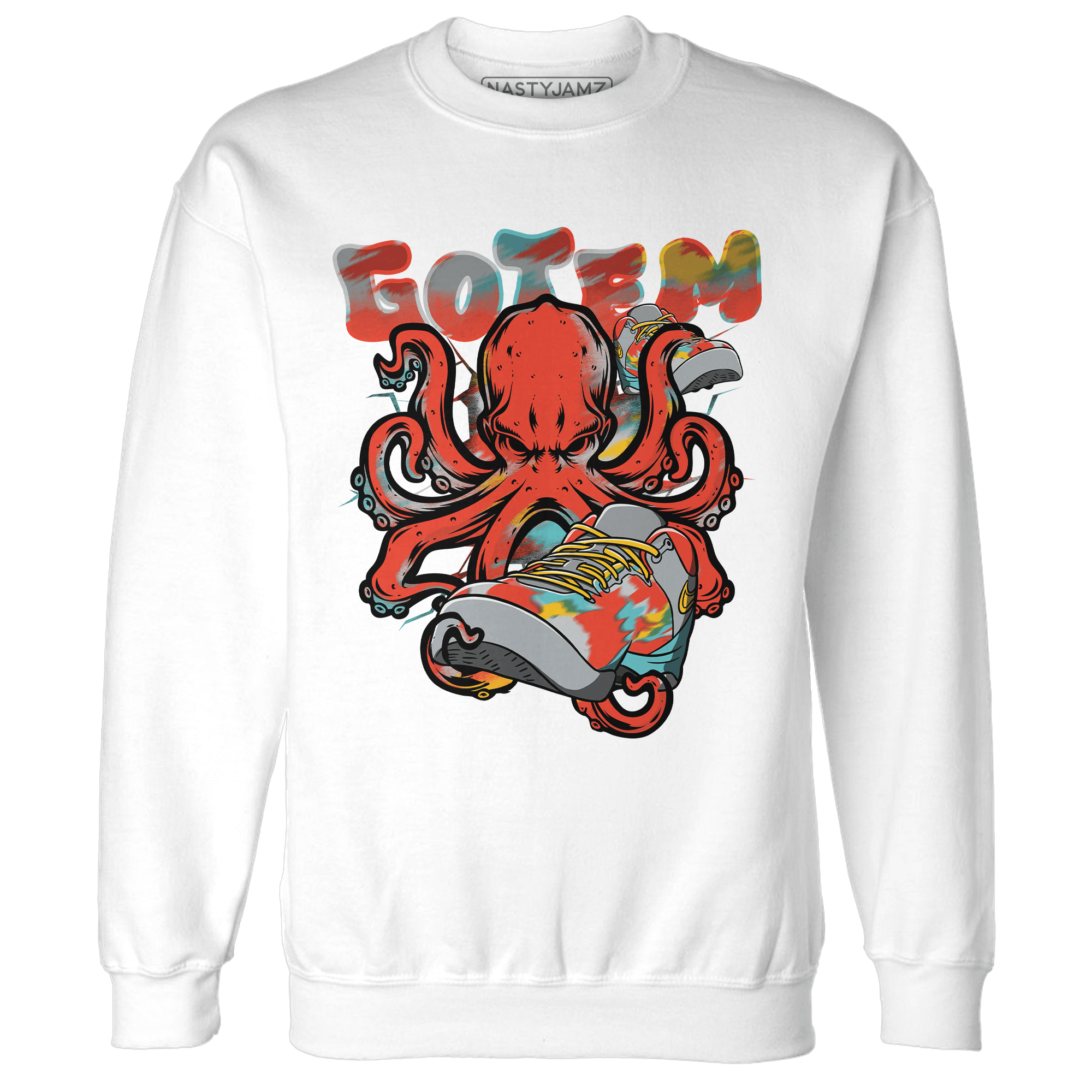 KB 8 Protro Venice Beach Sweatshirt Match Octopus Got Em - NastyJamz