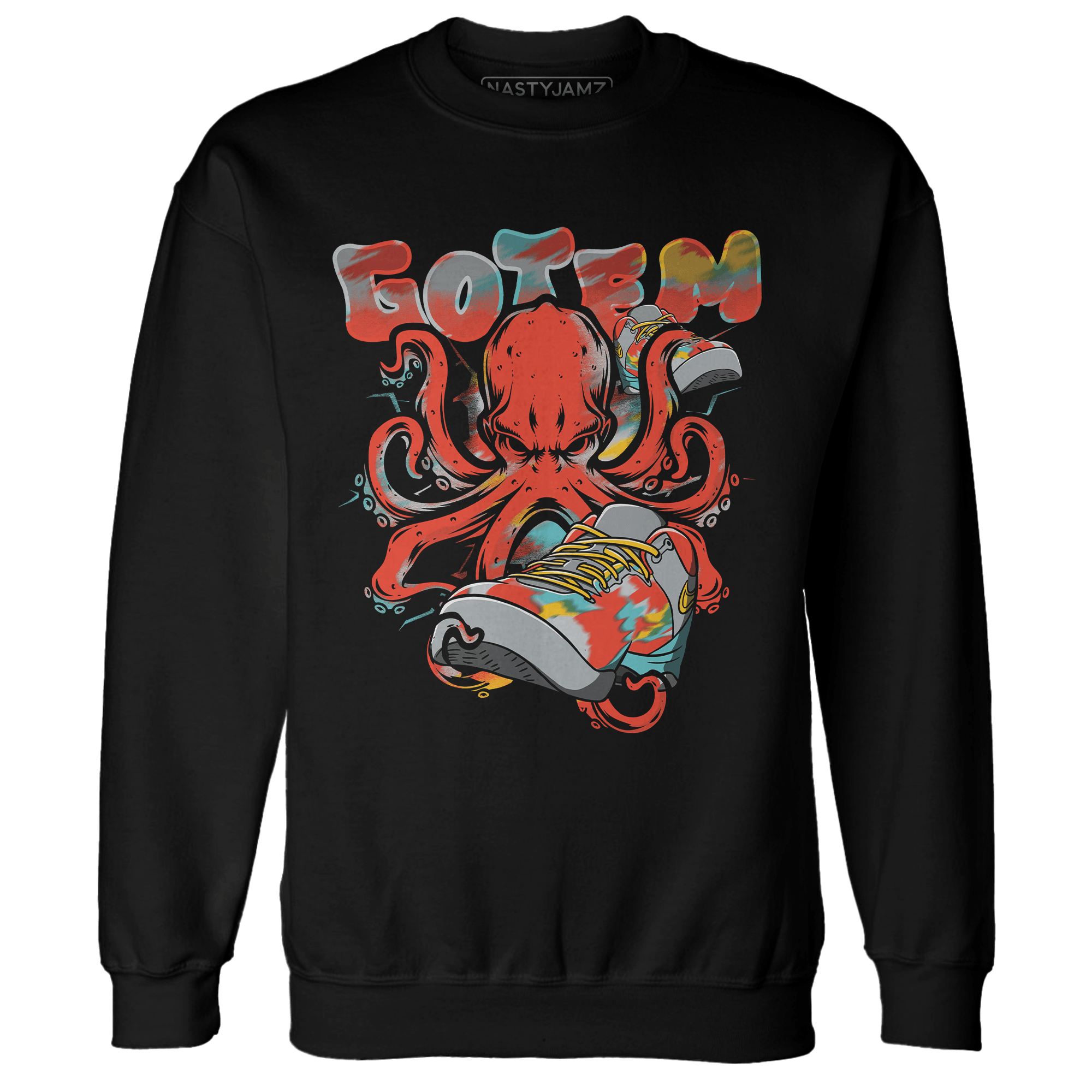 KB 8 Protro Venice Beach Sweatshirt Match Octopus Got Em - NastyJamz
