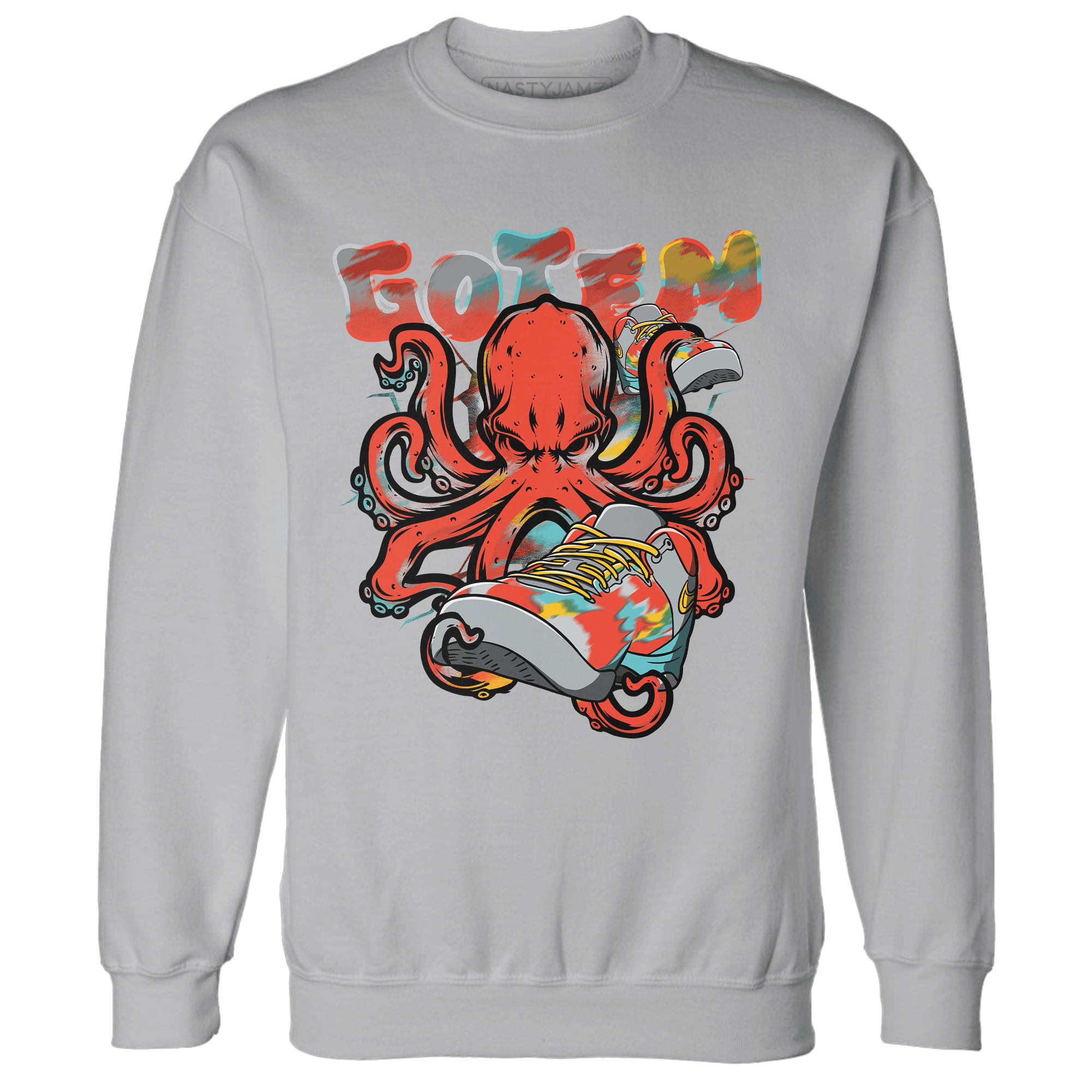 KB 8 Protro Venice Beach Sweatshirt Match Octopus Got Em - NastyJamz