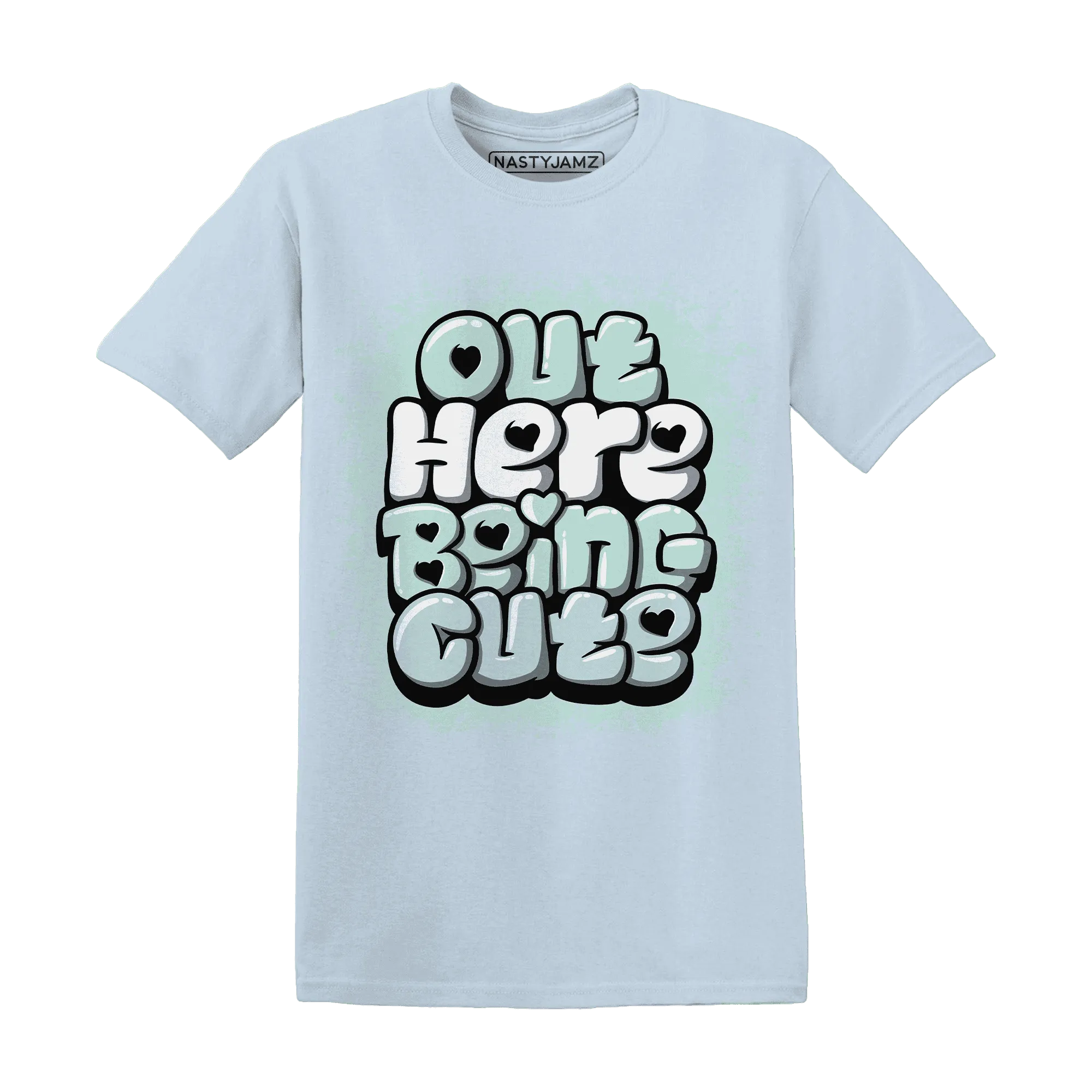 AF-1-Low-Jade-Ice-White-NastyJamz-T-Shirt-Match-Out-Here-Being-Cute