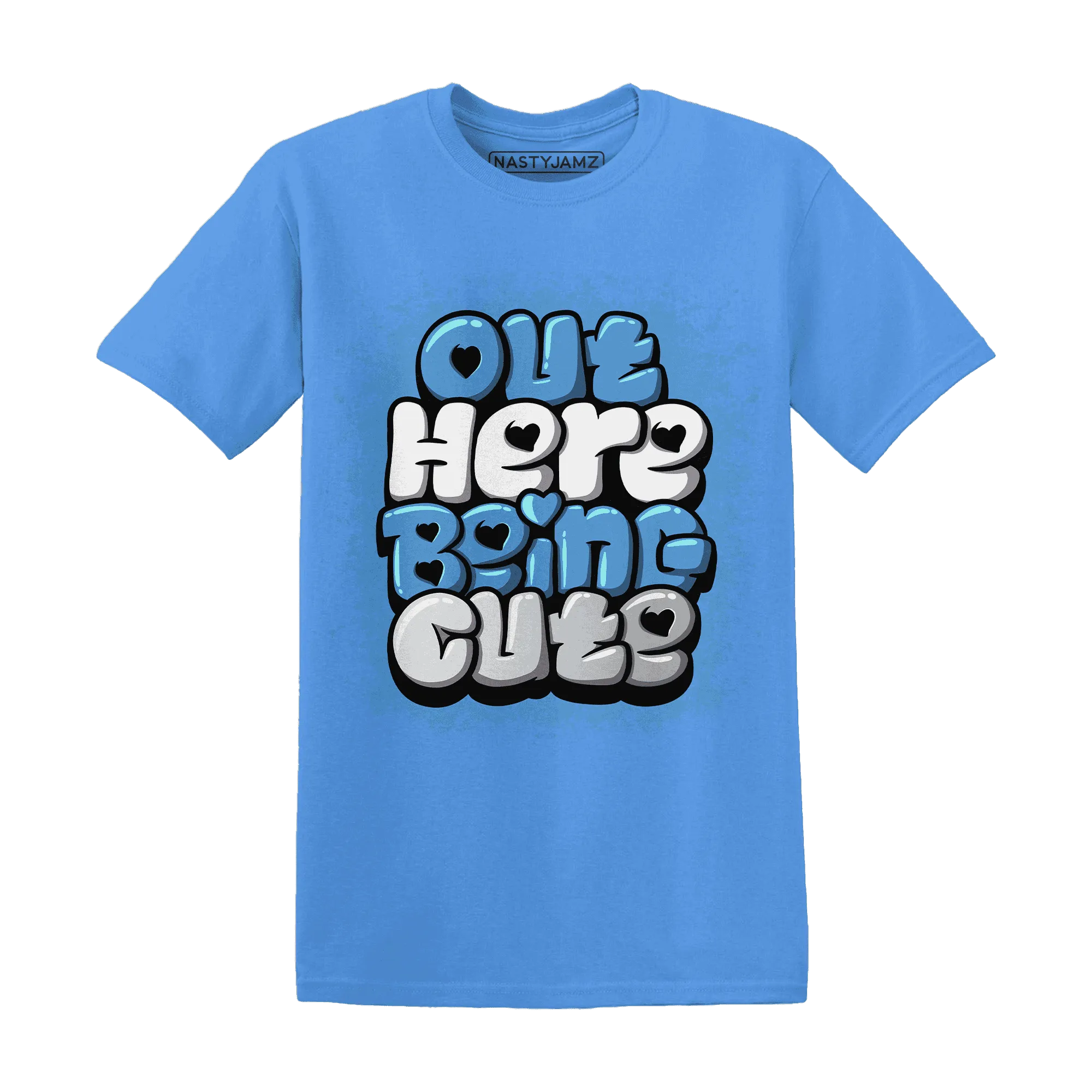 Carolina-Blue-Univercitii-17s-NastyJamz-T-Shirt-Match-Out-Here-Being-Cute