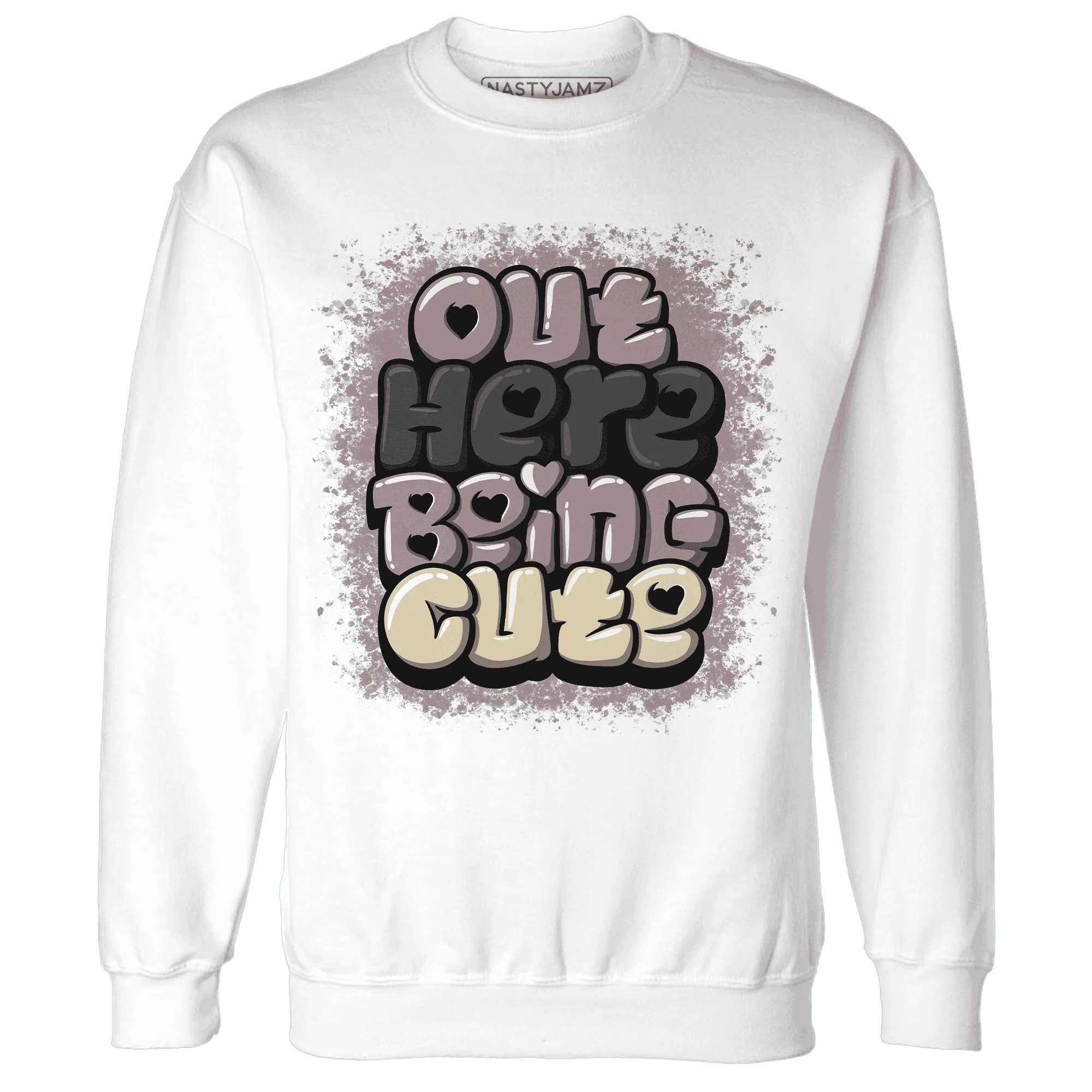 Black-Violet-Ore-3s-NastyJamz-Sweatshirt-Match-Out-Here-Being-Cute