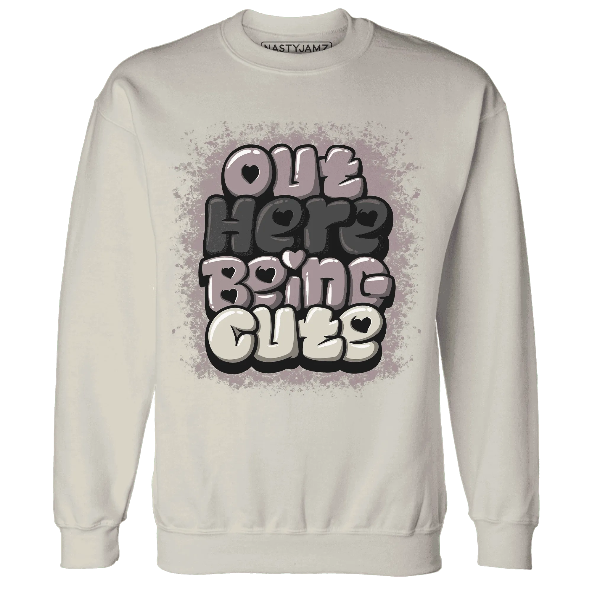 Black-Violet-Ore-3s-NastyJamz-Sweatshirt-Match-Out-Here-Being-Cute