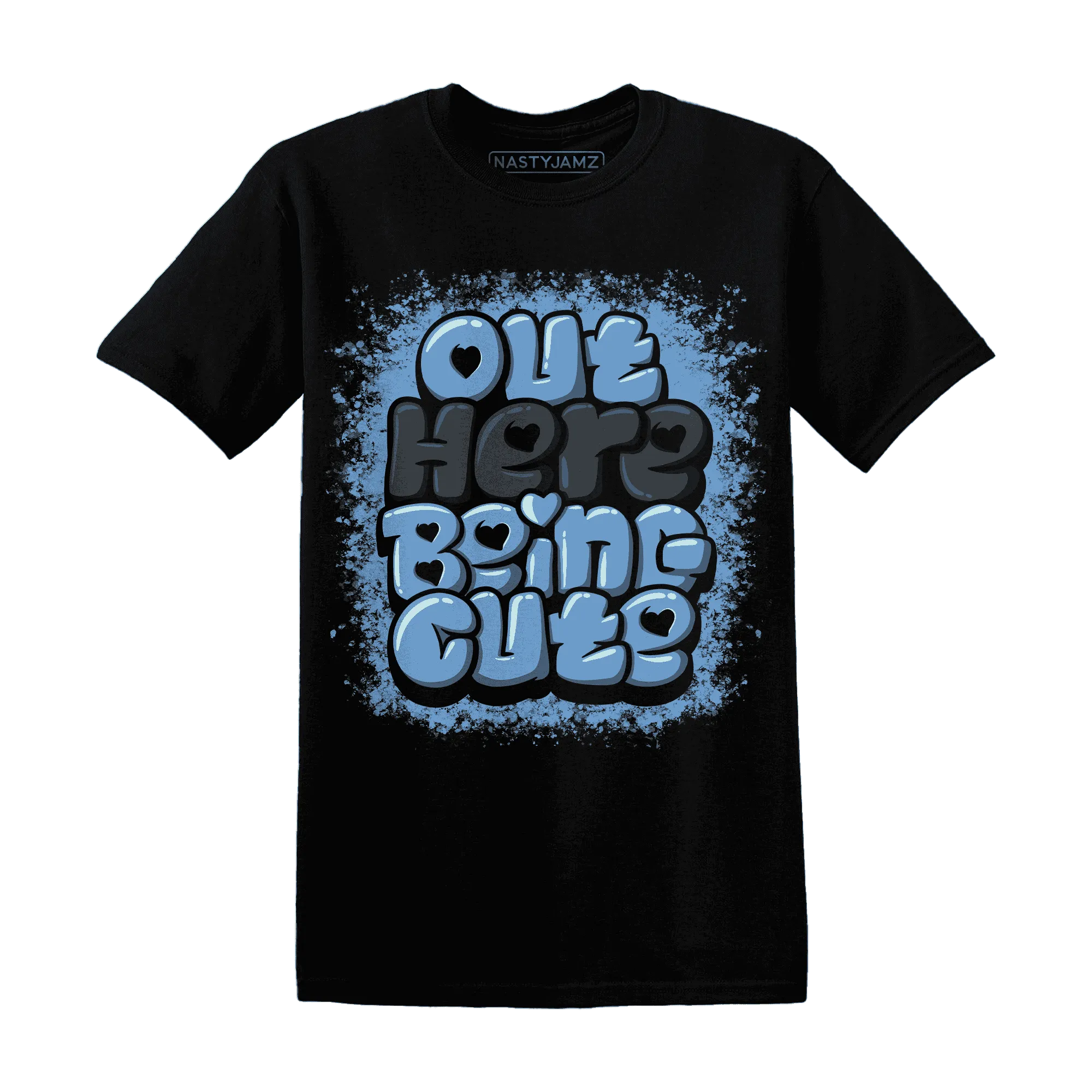 AM-Plus-Black-Univercitii-Blue-NastyJamz-T-Shirt-Match-Out-Here-Being-Cute