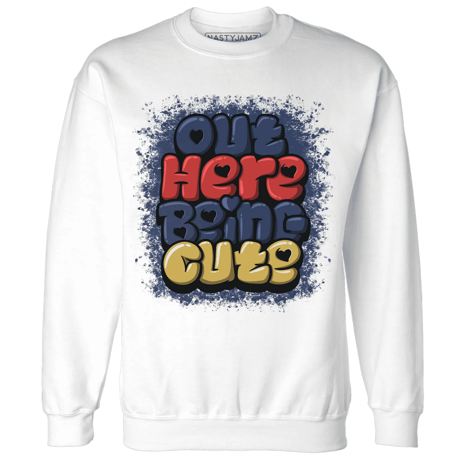 VaporMax-Air-Plus-Midnight-Navy-Gold-Black-NastyJamz-Sweatshirt-Match-Out-Here-Being-Cute