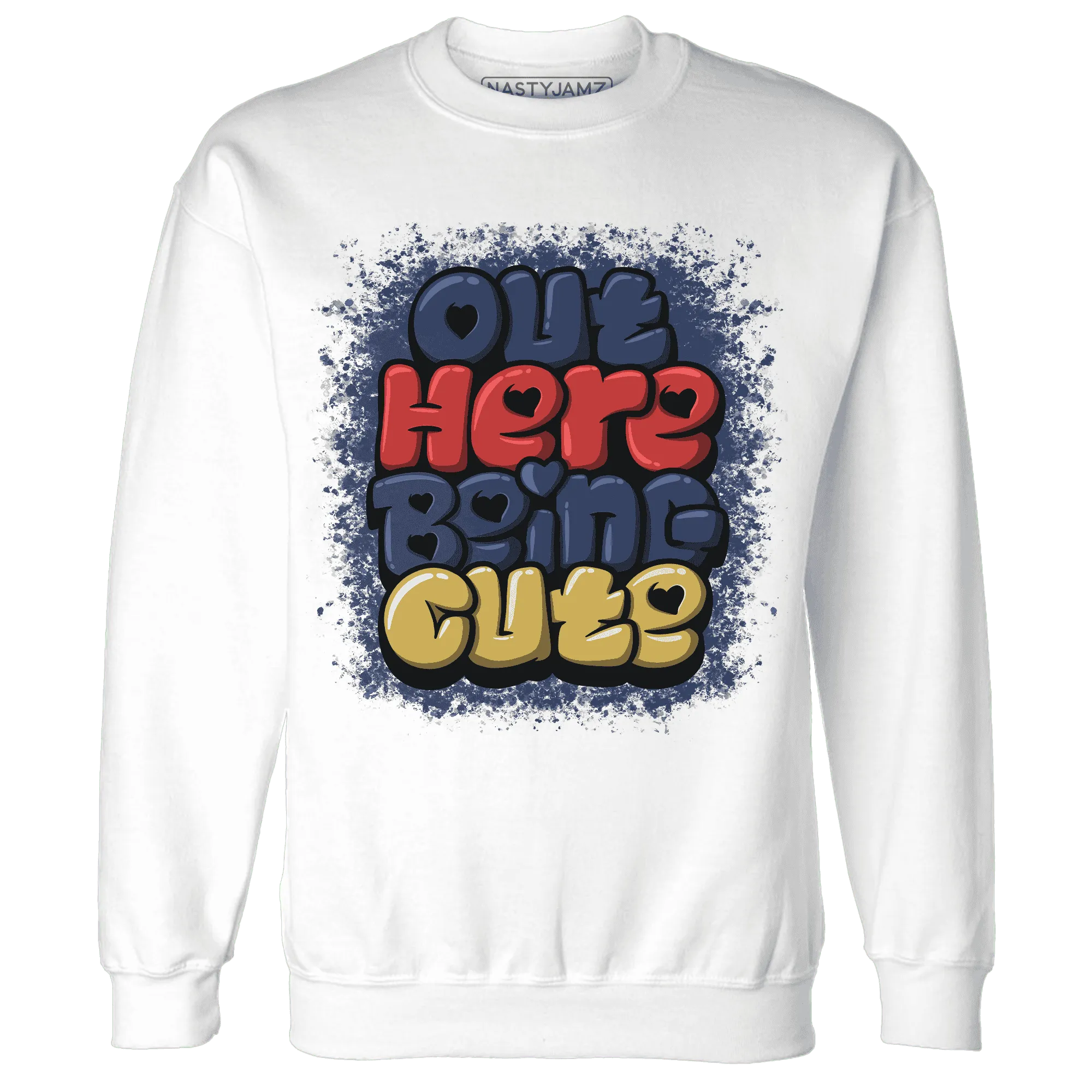 VaporMax-Air-Plus-Midnight-Navy-Gold-Black-NastyJamz-Sweatshirt-Match-Out-Here-Being-Cute