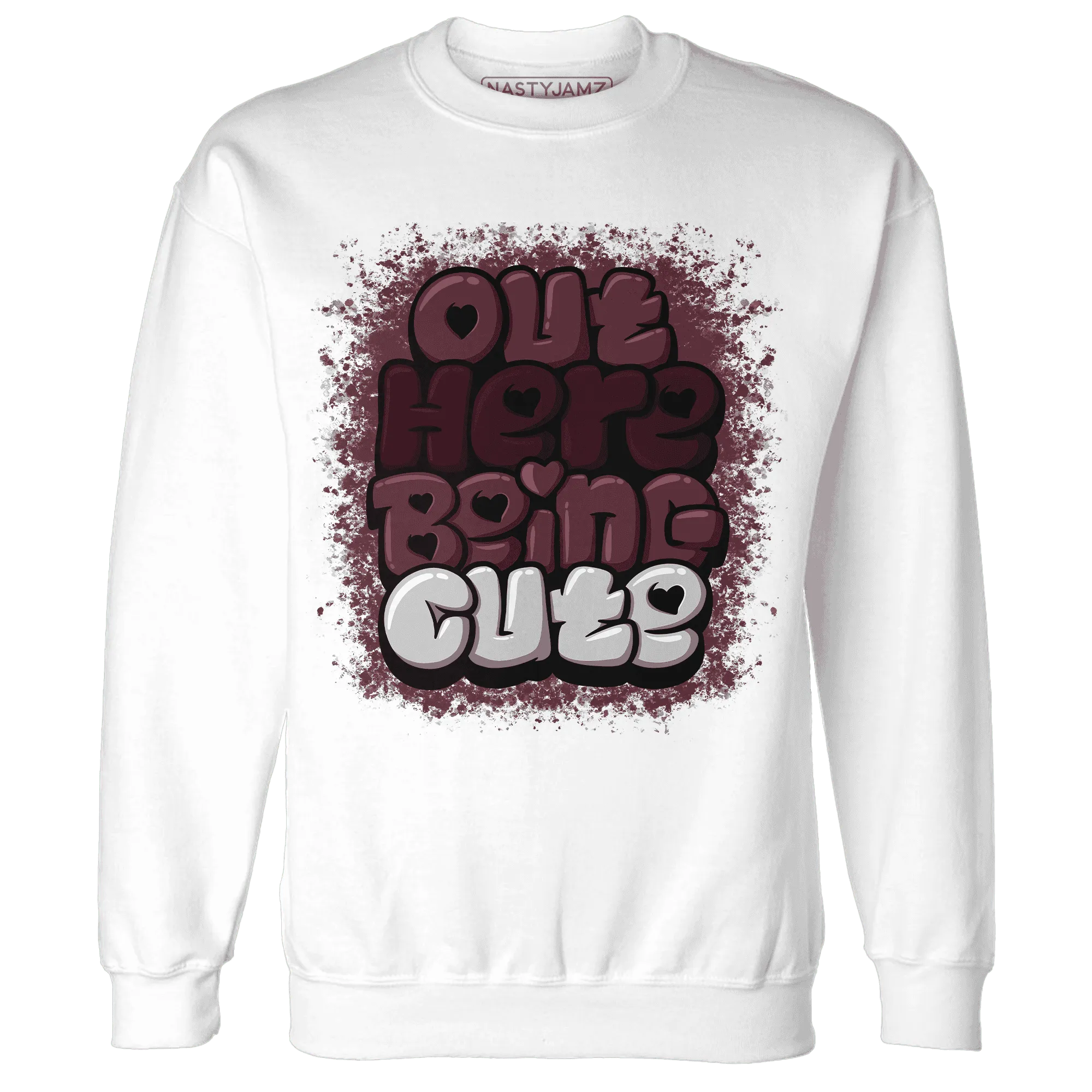 VaporMax-Night-Maron-Burgundy-NastyJamz-Sweatshirt-Match-Out-Here-Being-Cute