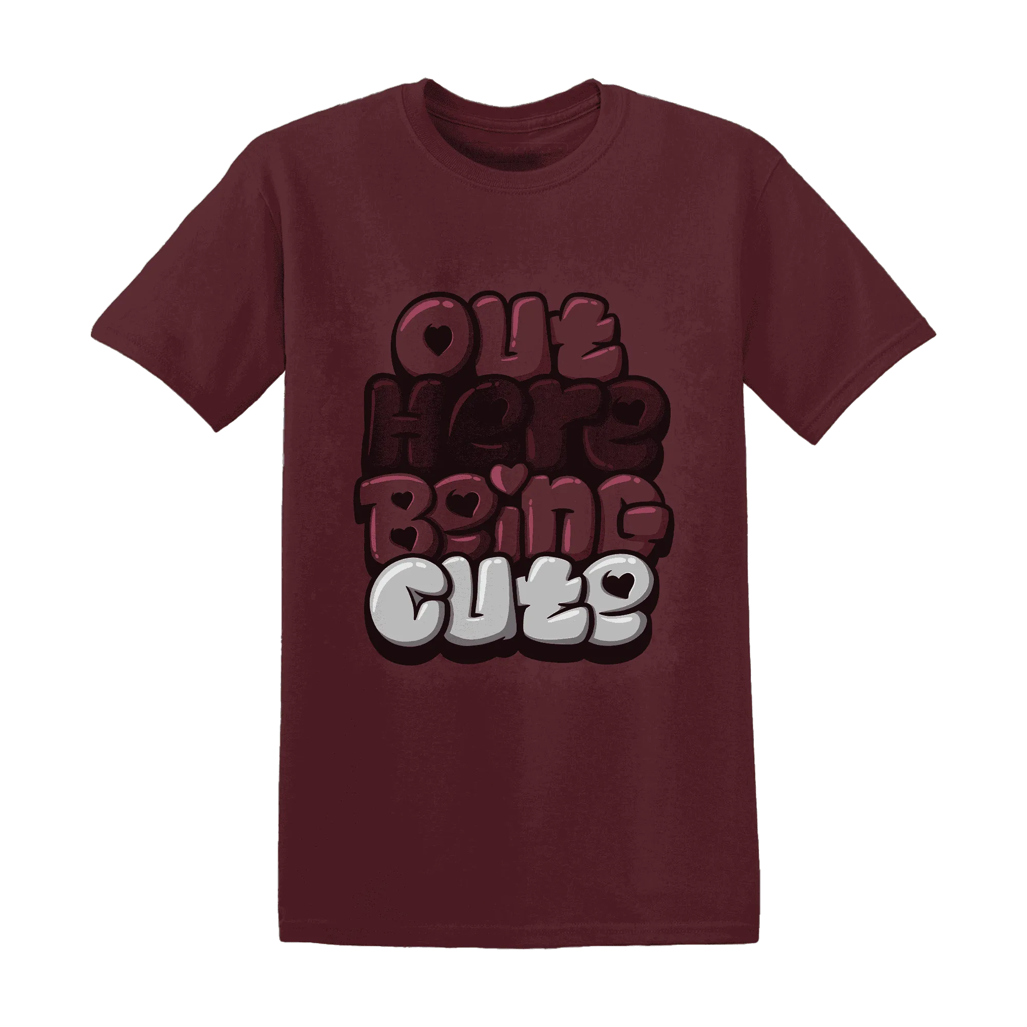 VaporMax-Night-Maron-Burgundy-NastyJamz-T-Shirt-Match-Out-Here-Being-Cute