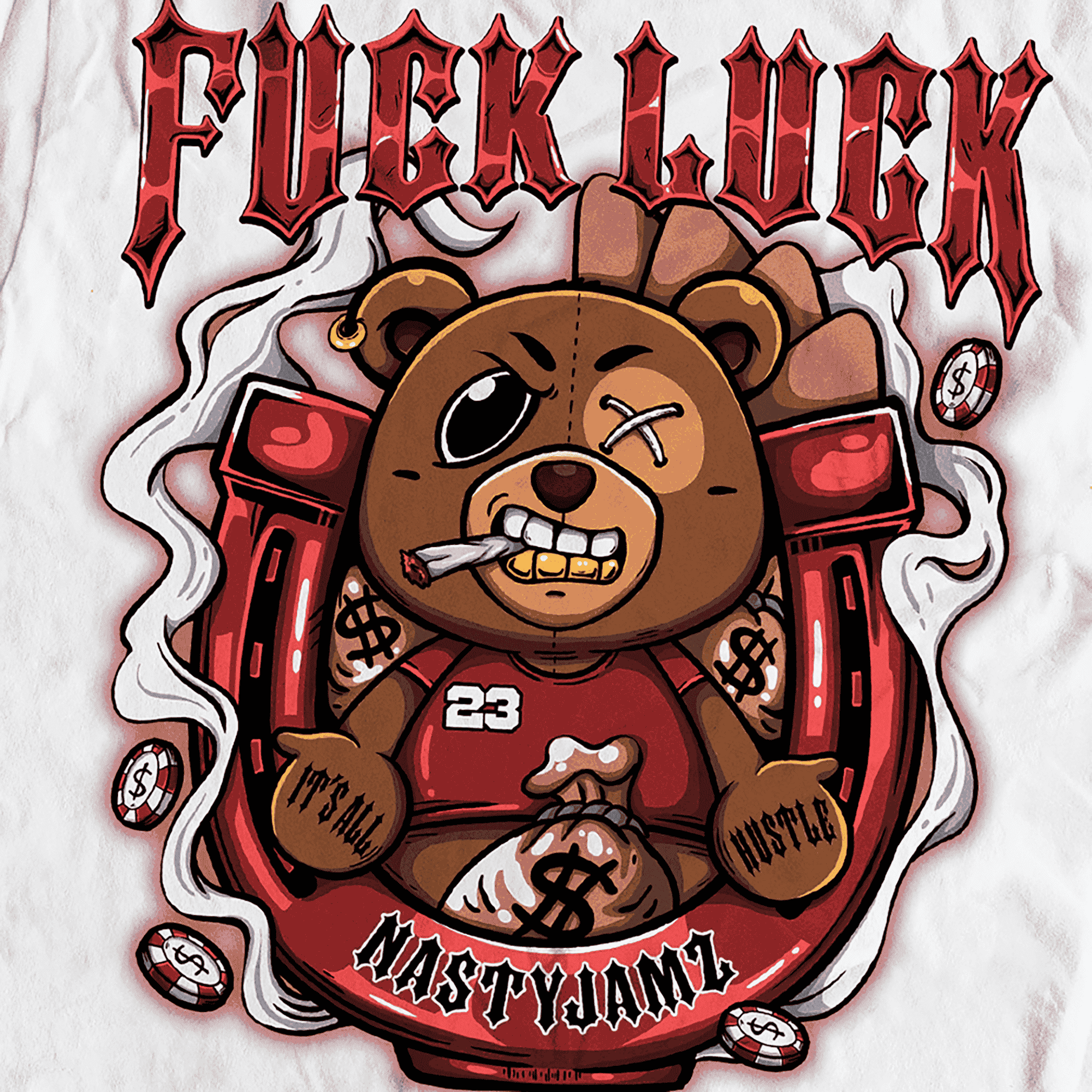Dune Red 13s T Shirt Match F Luck BER - NastyJamz