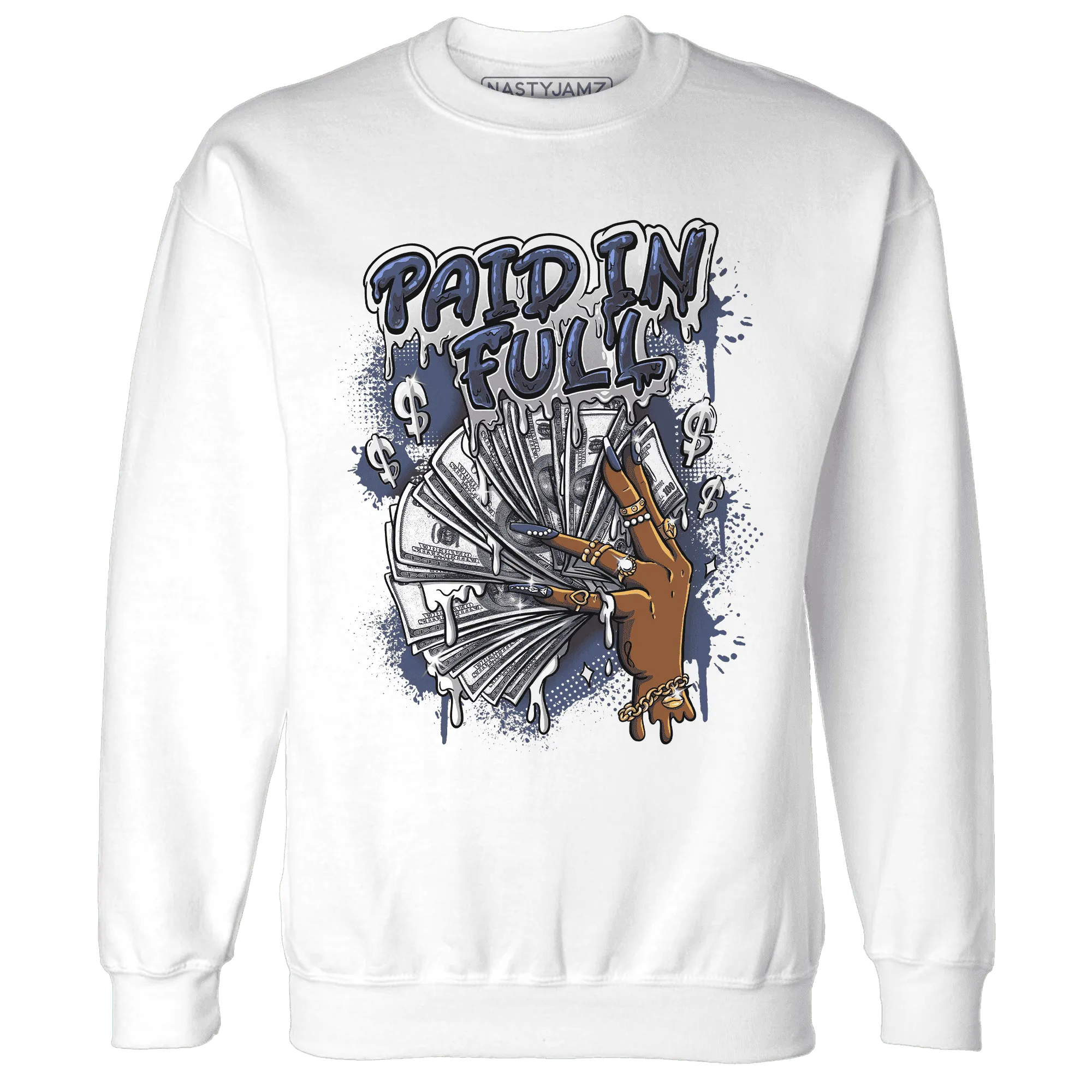Low-Diffused-Blue-11s-Sweatshirt-Match-Paid-In-Full