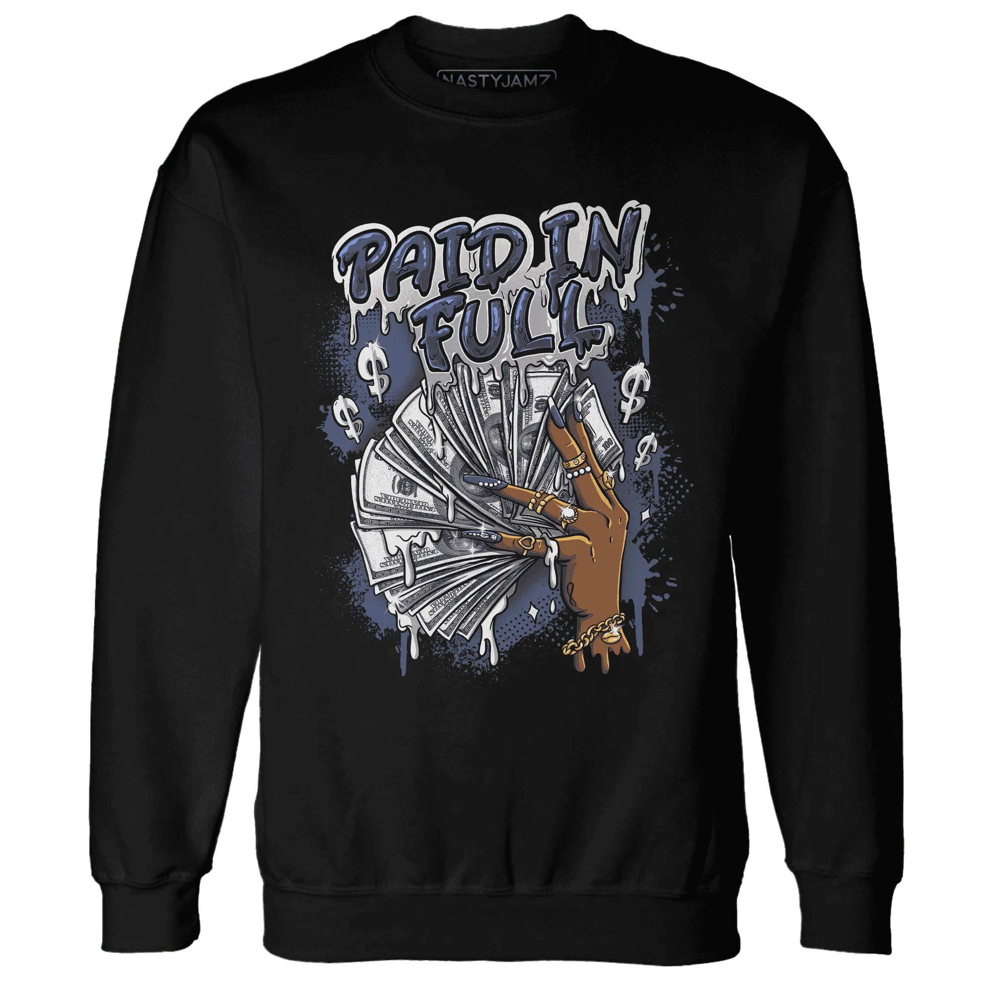 Low-Diffused-Blue-11s-Sweatshirt-Match-Paid-In-Full