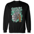 High OG Green Glow 1s Sweatshirt Match Paid In Full - NastyJamz