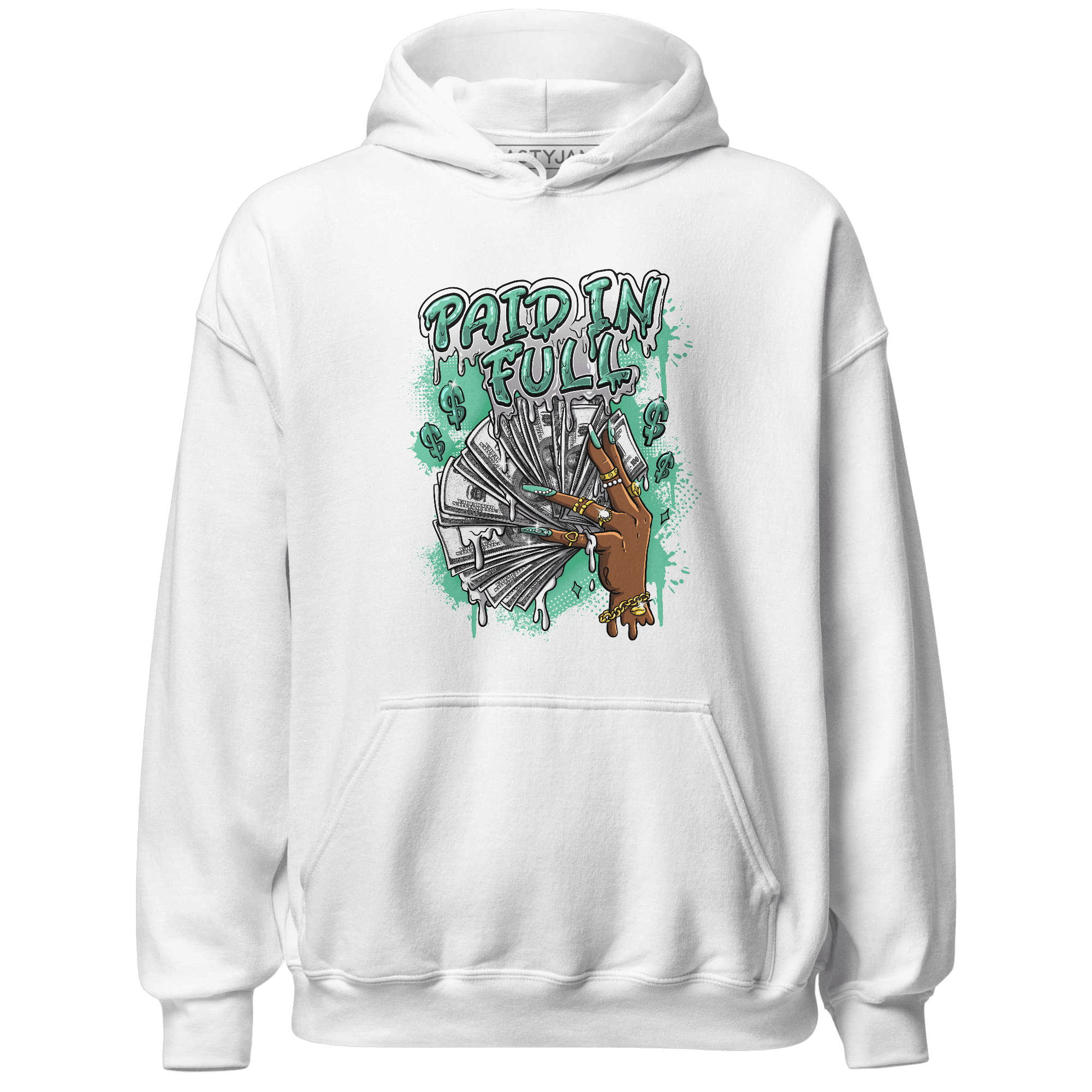 High OG Green Glow 1s Hoodie Match Paid In Full - NastyJamz