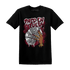 High White Team Red 1s T Shirt Match Paid In Full - NastyJamz