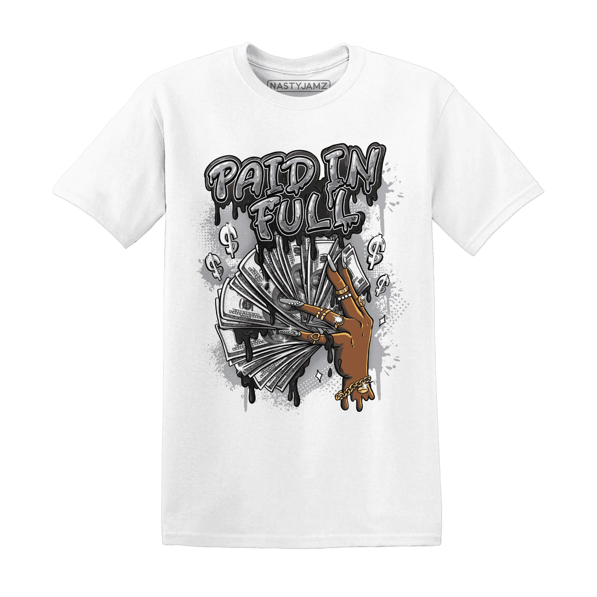 Wolf-Grey-1s-T-Shirt-Match-Paid-In-Full