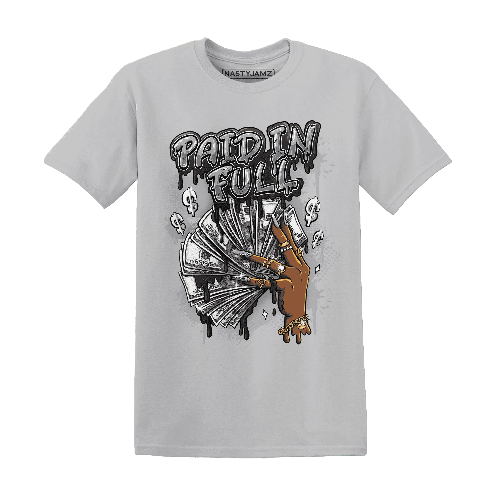 Wolf-Grey-1s-T-Shirt-Match-Paid-In-Full
