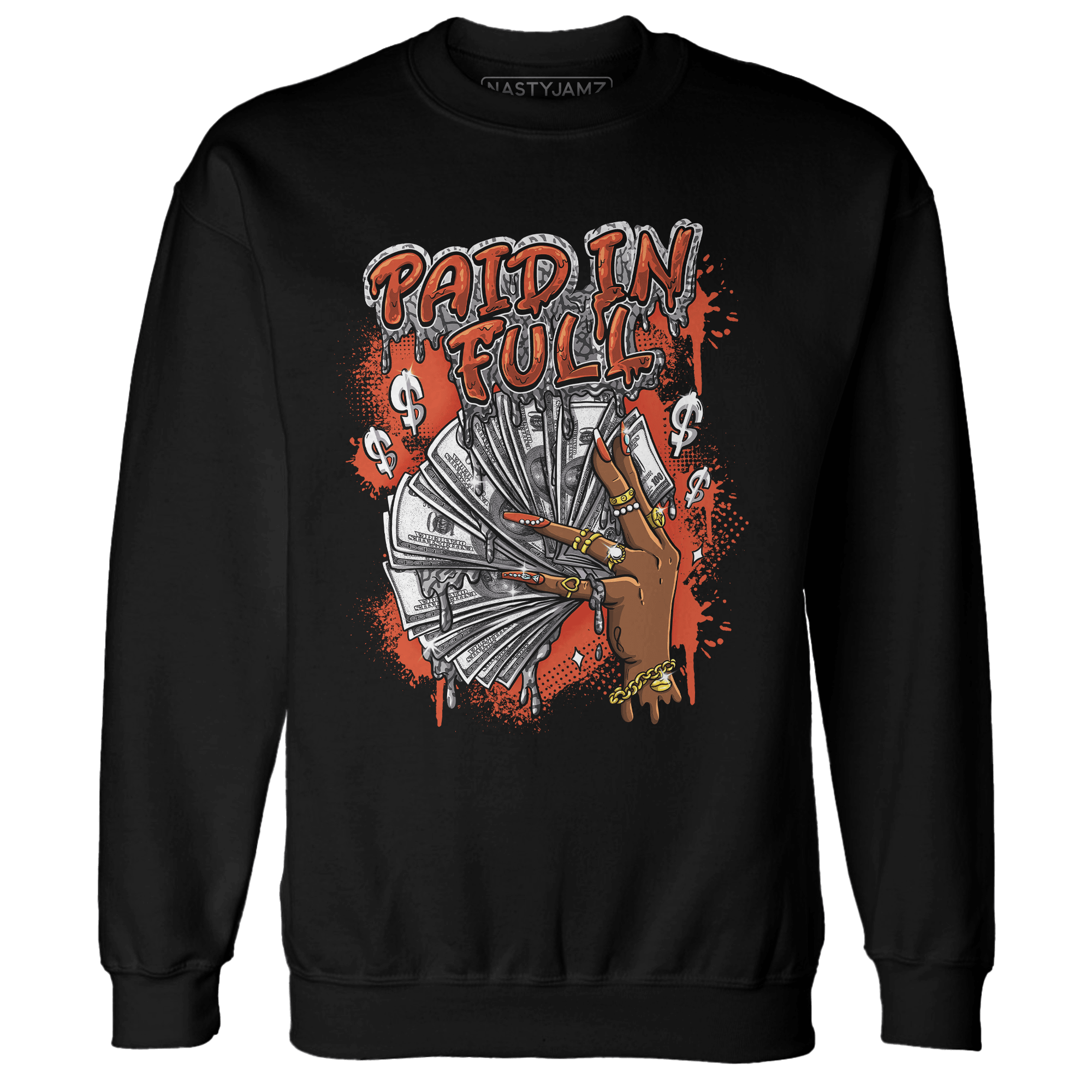 Georgia Peach 3s Sweatshirt Match Paid In Full - NastyJamz