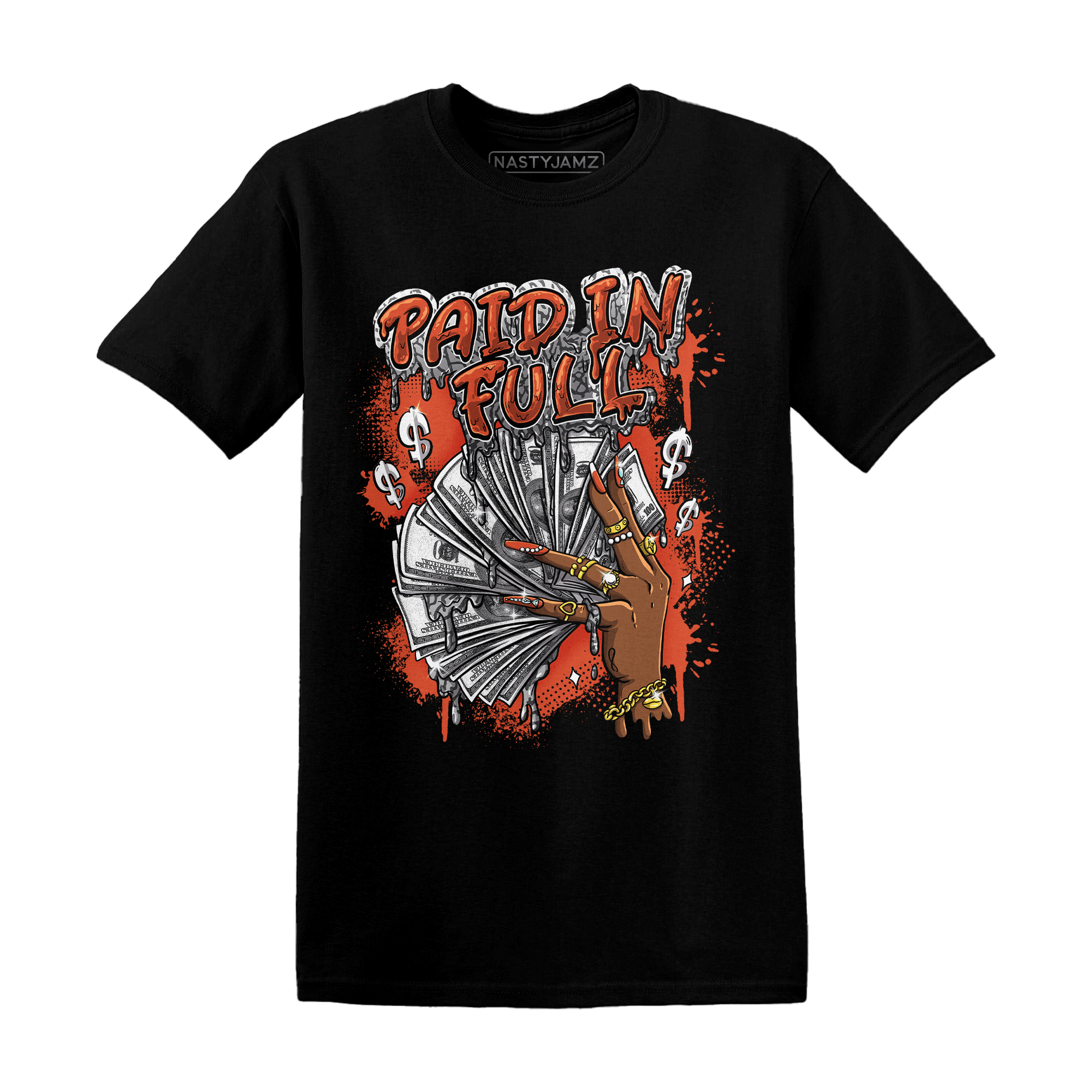 Georgia Peach 3s T Shirt Match Paid In Full - NastyJamz