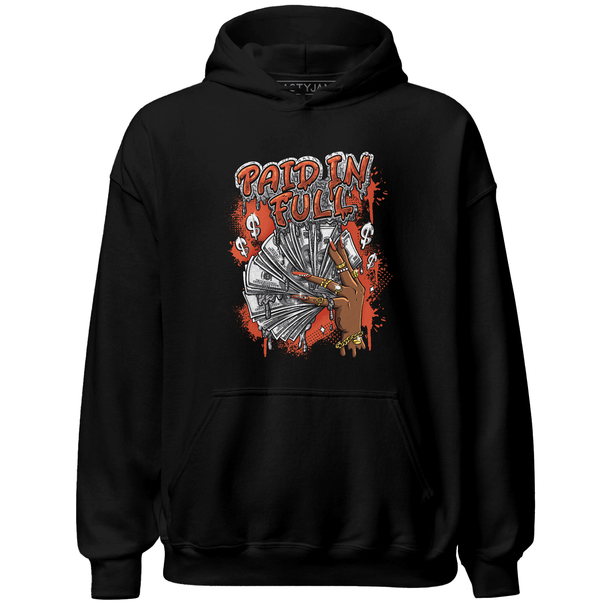 Georgia Peach 3s Hoodie Match Paid In Full - NastyJamz