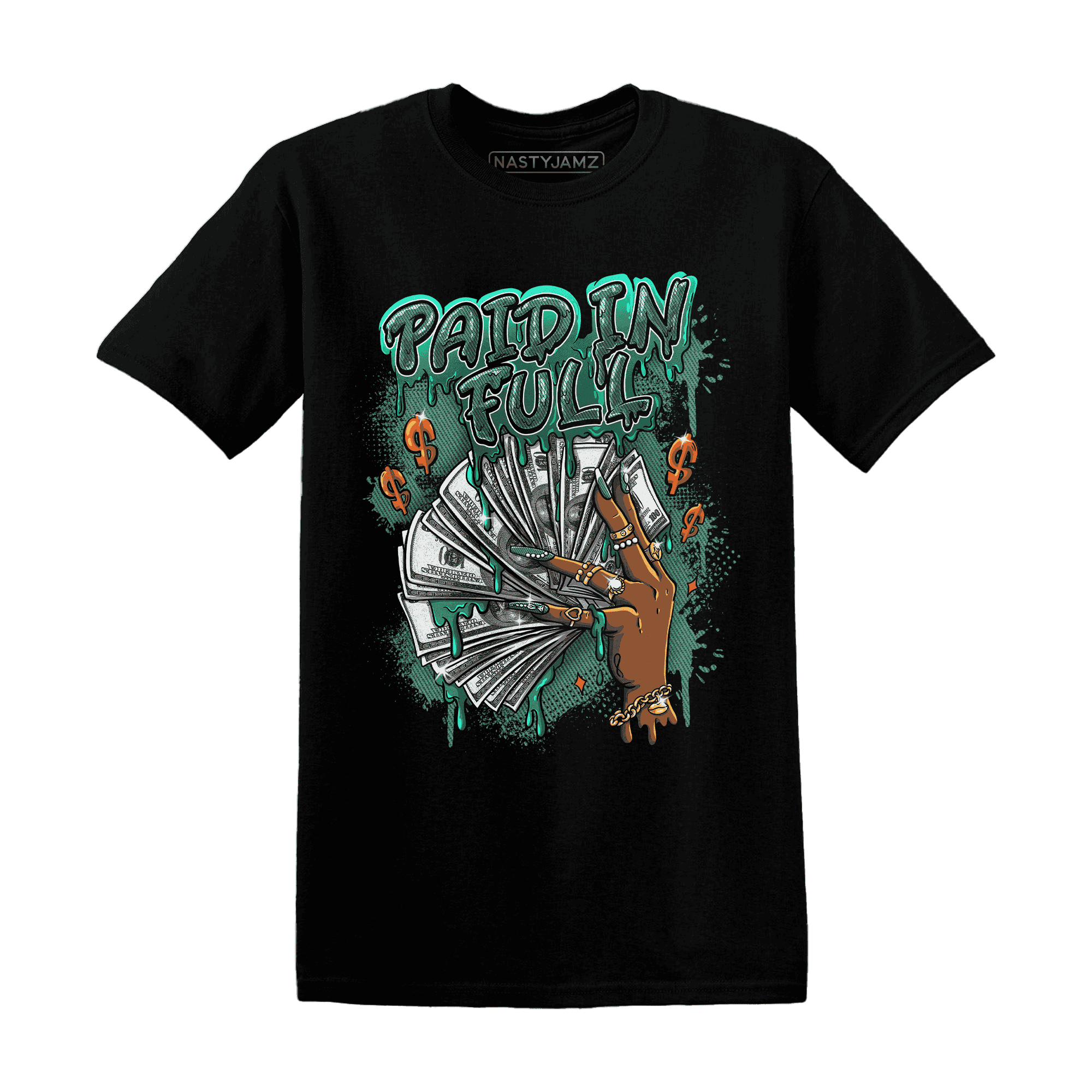 Nina CN Abney 3s T Shirt Match Paid In Full - NastyJamz