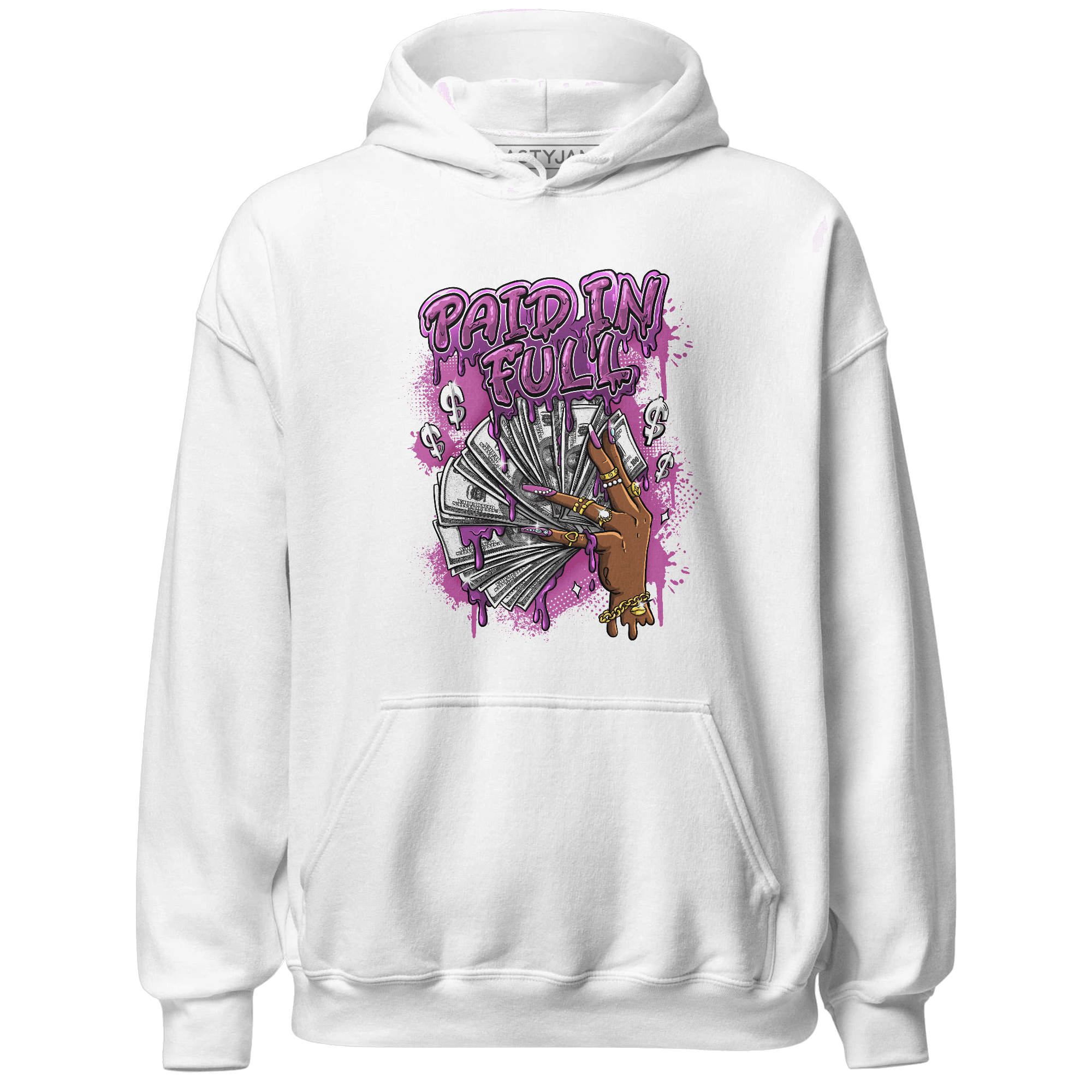 GS Hyper Violet 4s Hoodie Match Paid In Full - NastyJamz