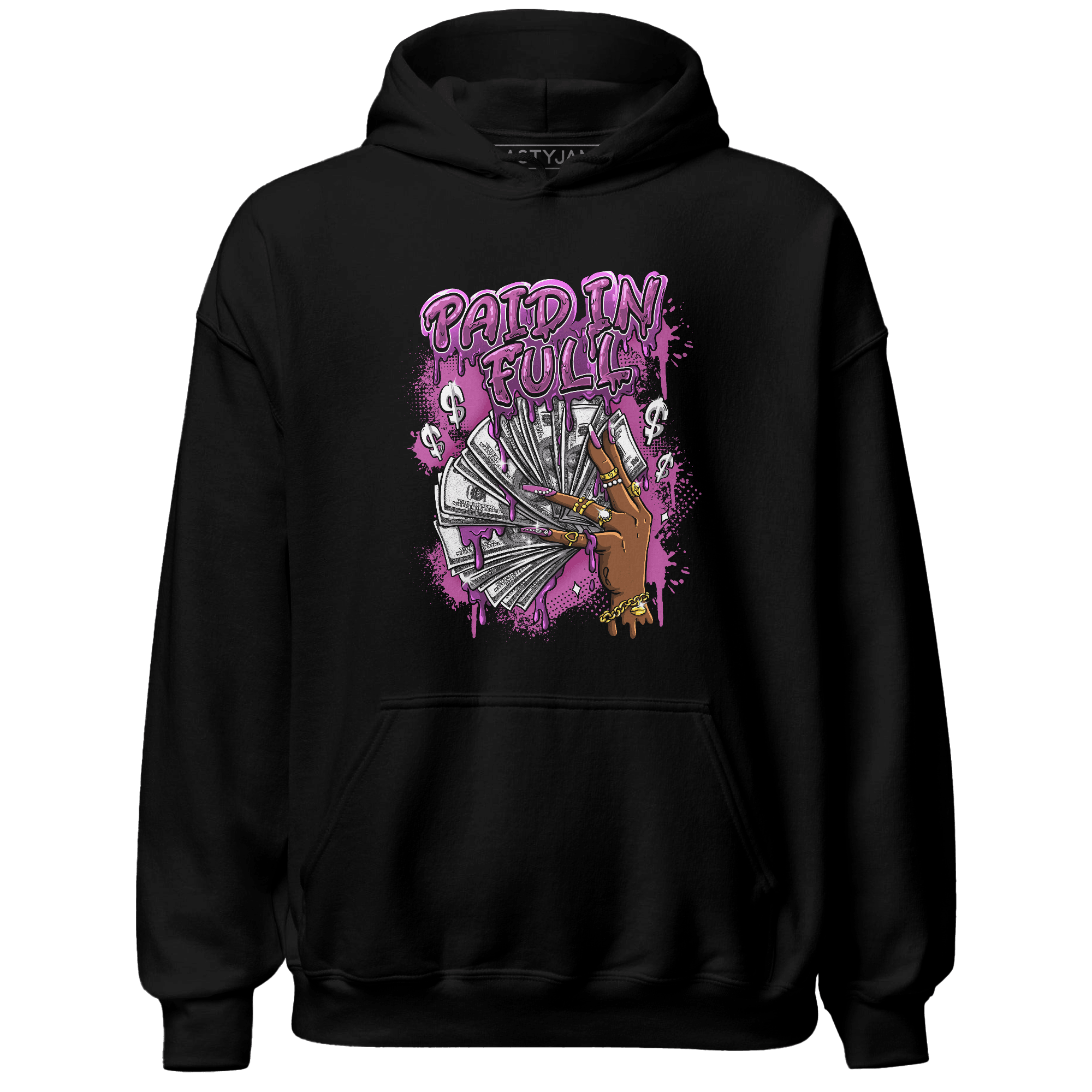 GS Hyper Violet 4s Hoodie Match Paid In Full - NastyJamz