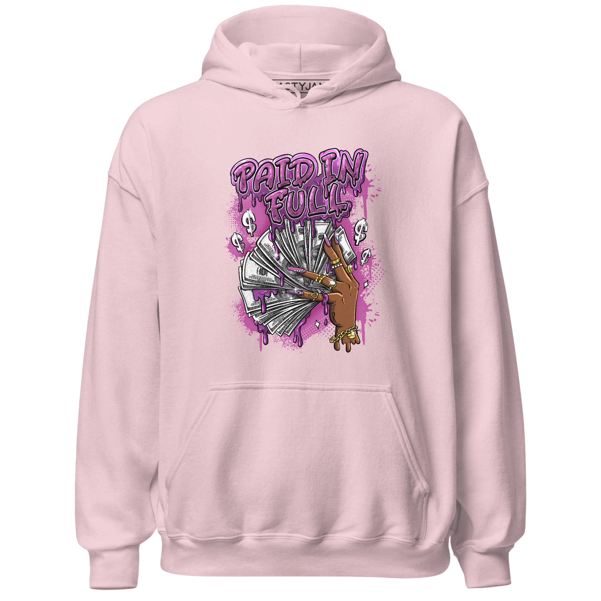 GS Hyper Violet 4s Hoodie Match Paid In Full - NastyJamz