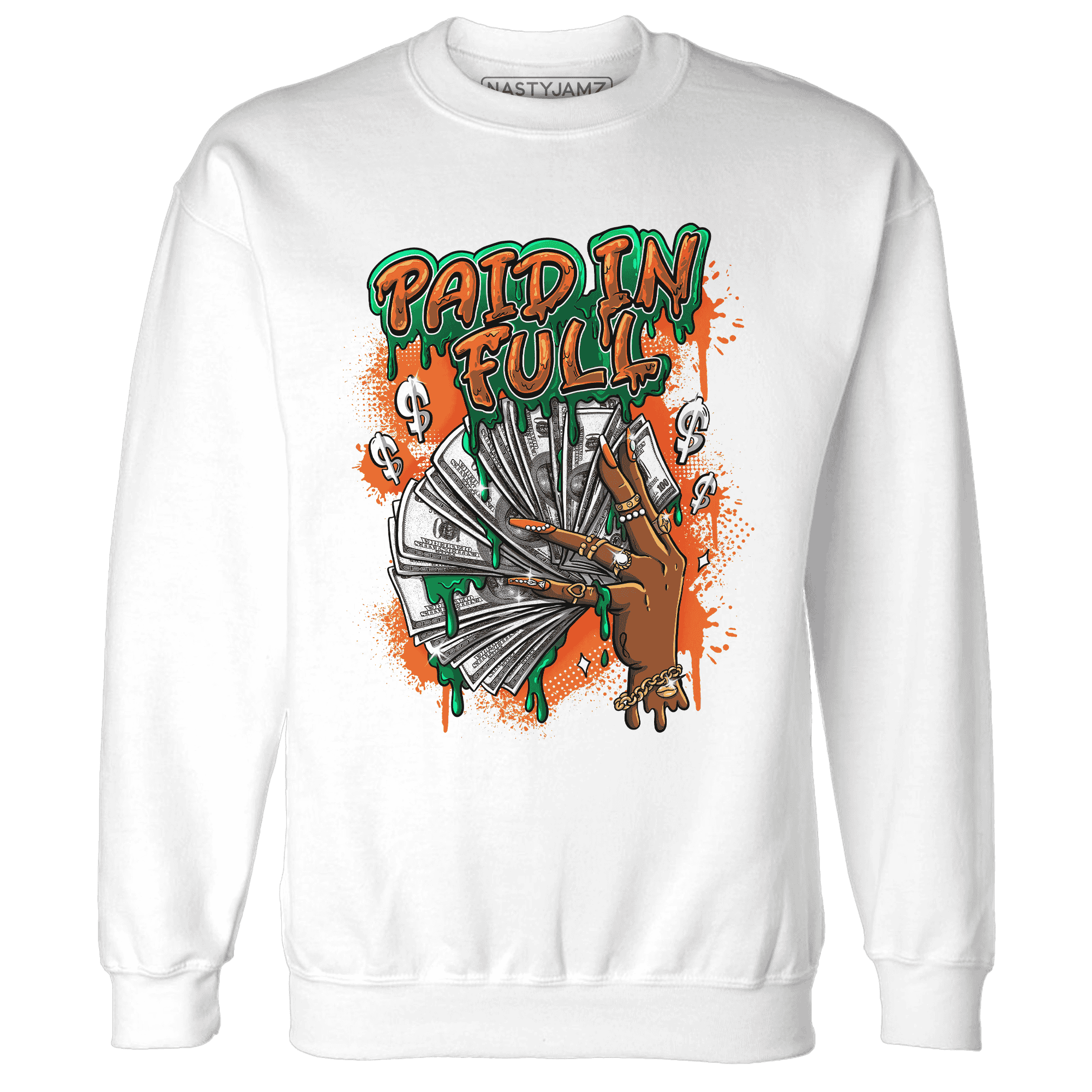 MAM Hurricanes 5s Sweatshirt Match Paid In Full - NastyJamz