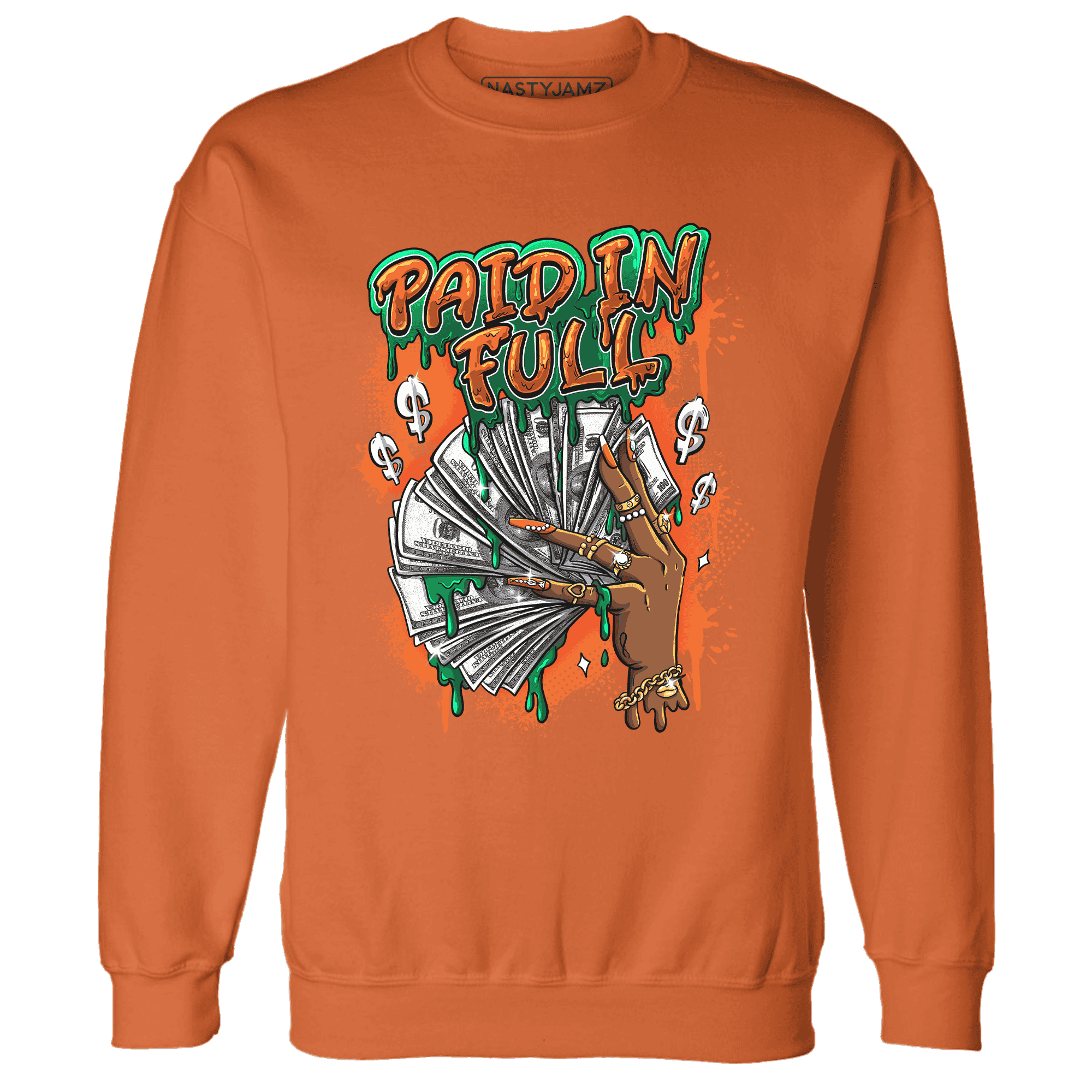 MAM Hurricanes 5s Sweatshirt Match Paid In Full - NastyJamz
