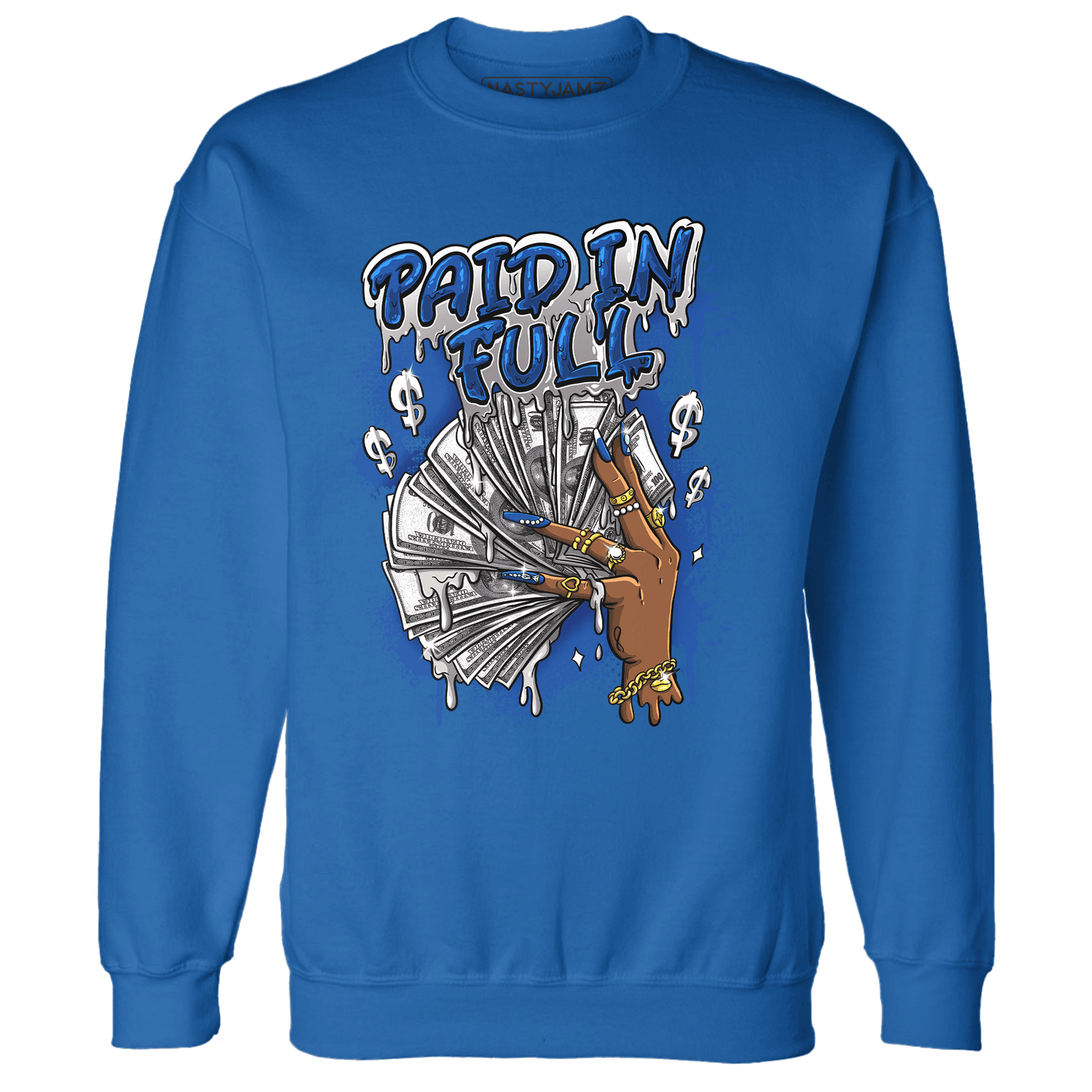 Air Max 1 86 Royal Sweatshirt Match Paid In Full - NastyJamz