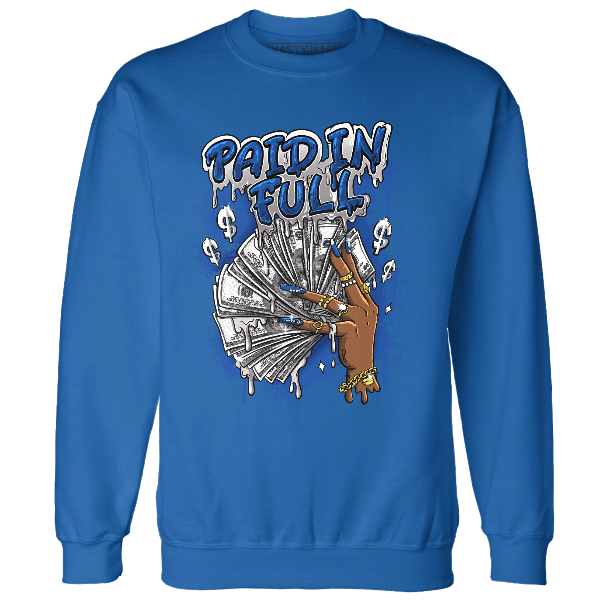 Air Max 1 86 Royal Sweatshirt Match Paid In Full - NastyJamz