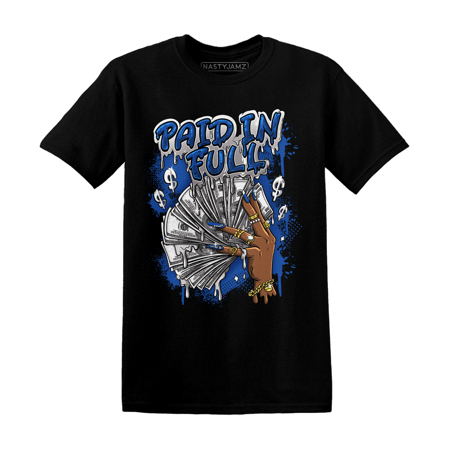 Air Max 1 86 Royal T Shirt Match Paid In Full - NastyJamz