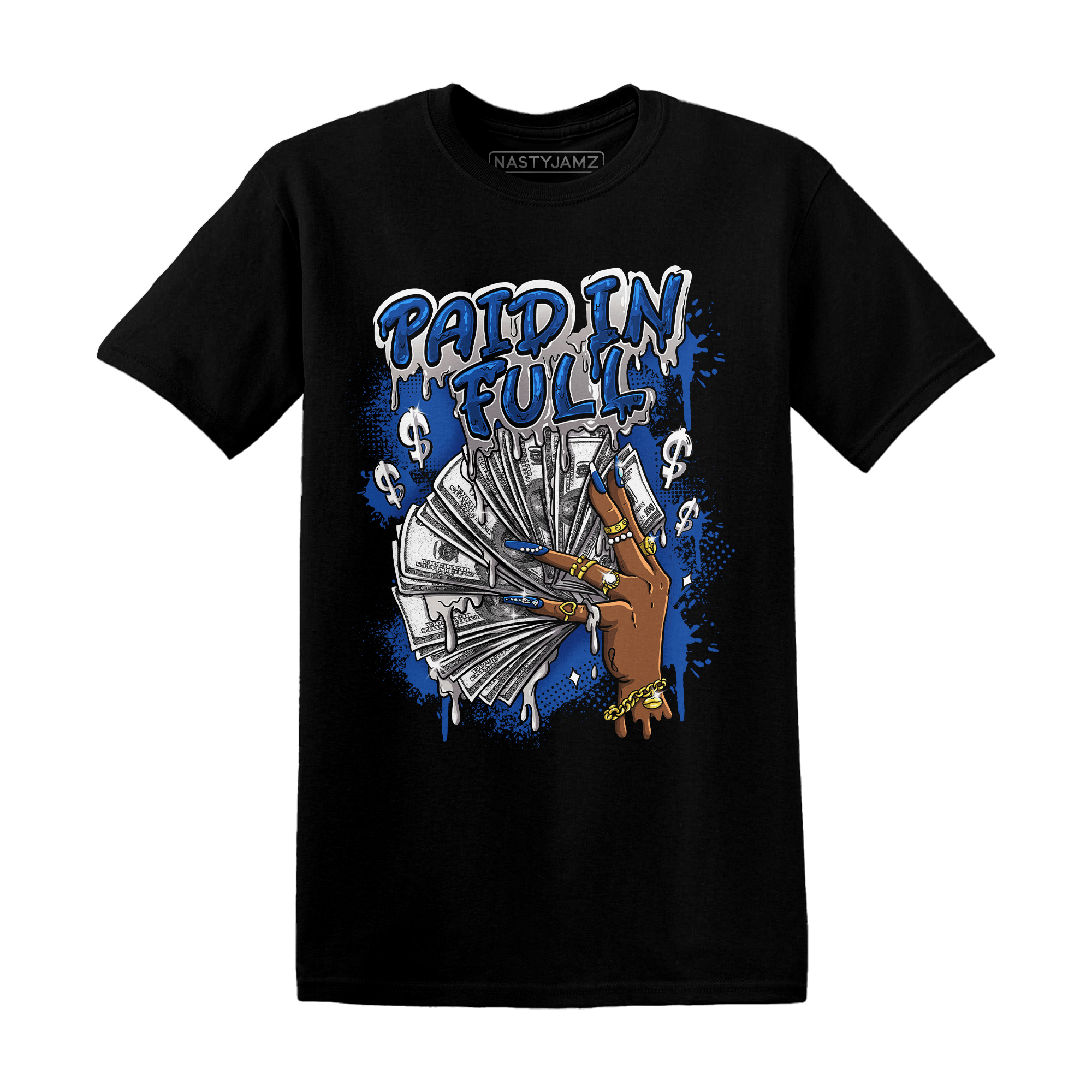 Air Max 1 86 Royal T Shirt Match Paid In Full - NastyJamz