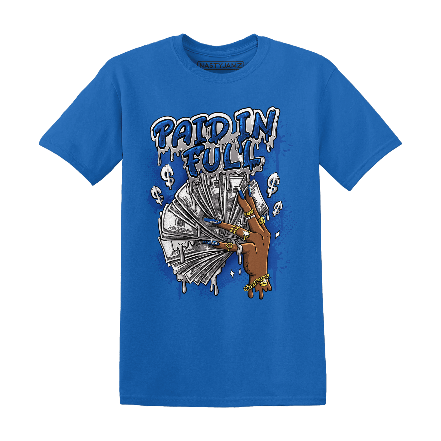 Air Max 1 86 Royal T Shirt Match Paid In Full - NastyJamz