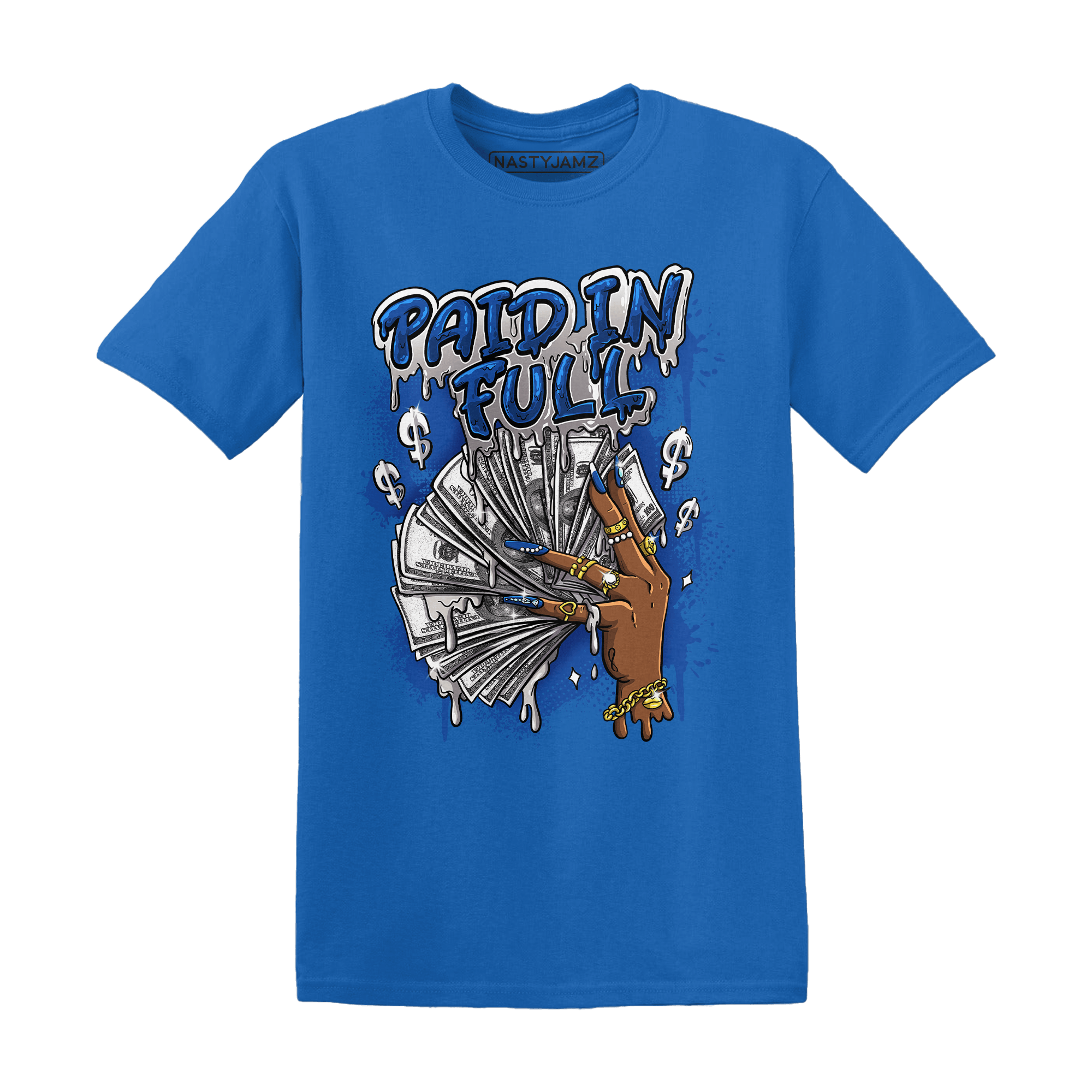 Air Max 1 86 Royal T Shirt Match Paid In Full - NastyJamz